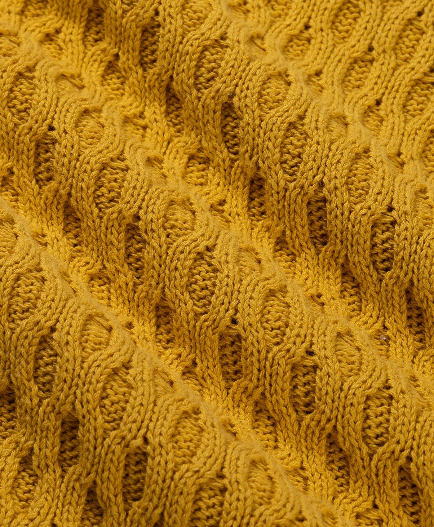 Yellow Misted Yellow Dp Badge Flat Knit Sweater