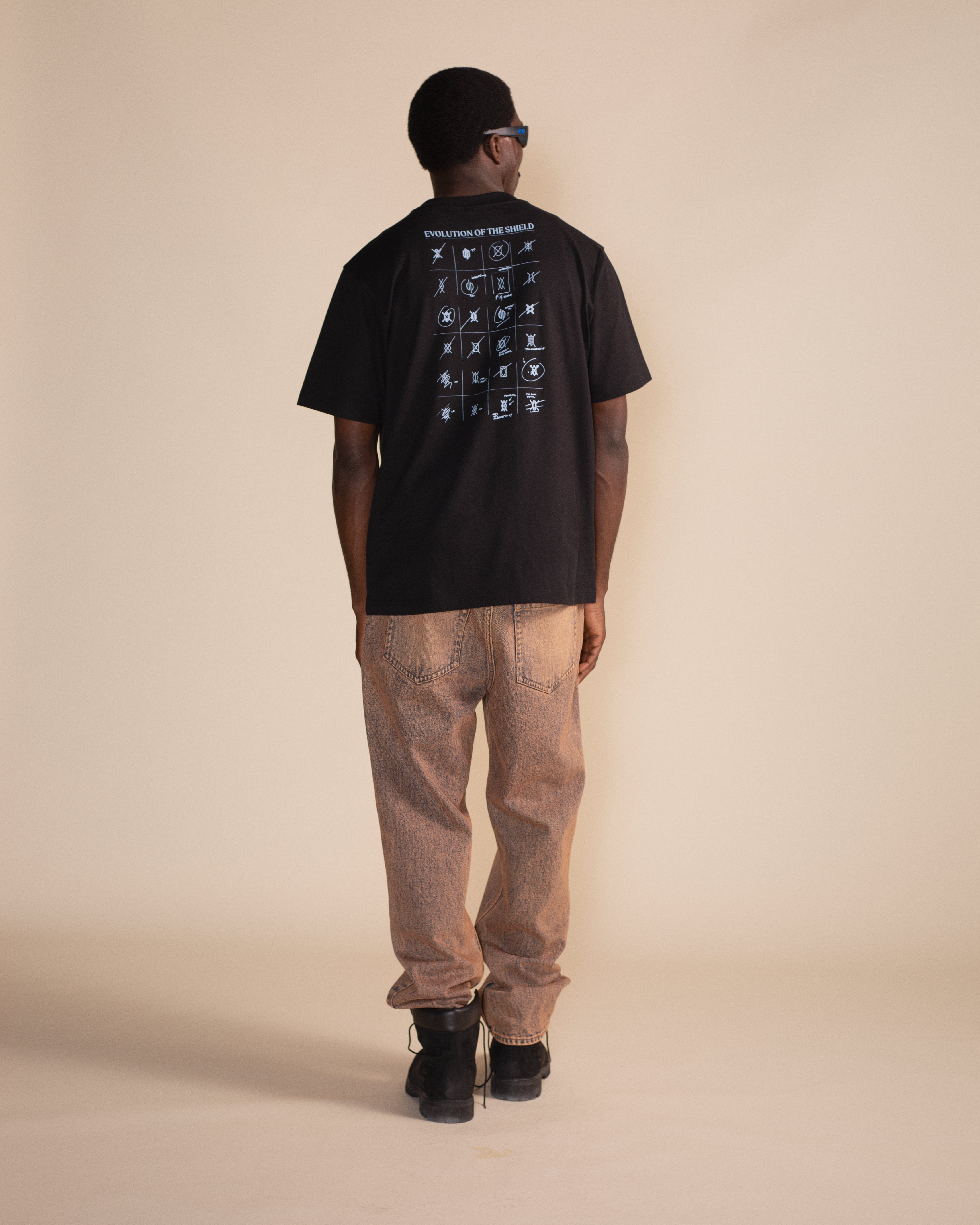 Daily Paper Black Shield Evolution T - Shirt