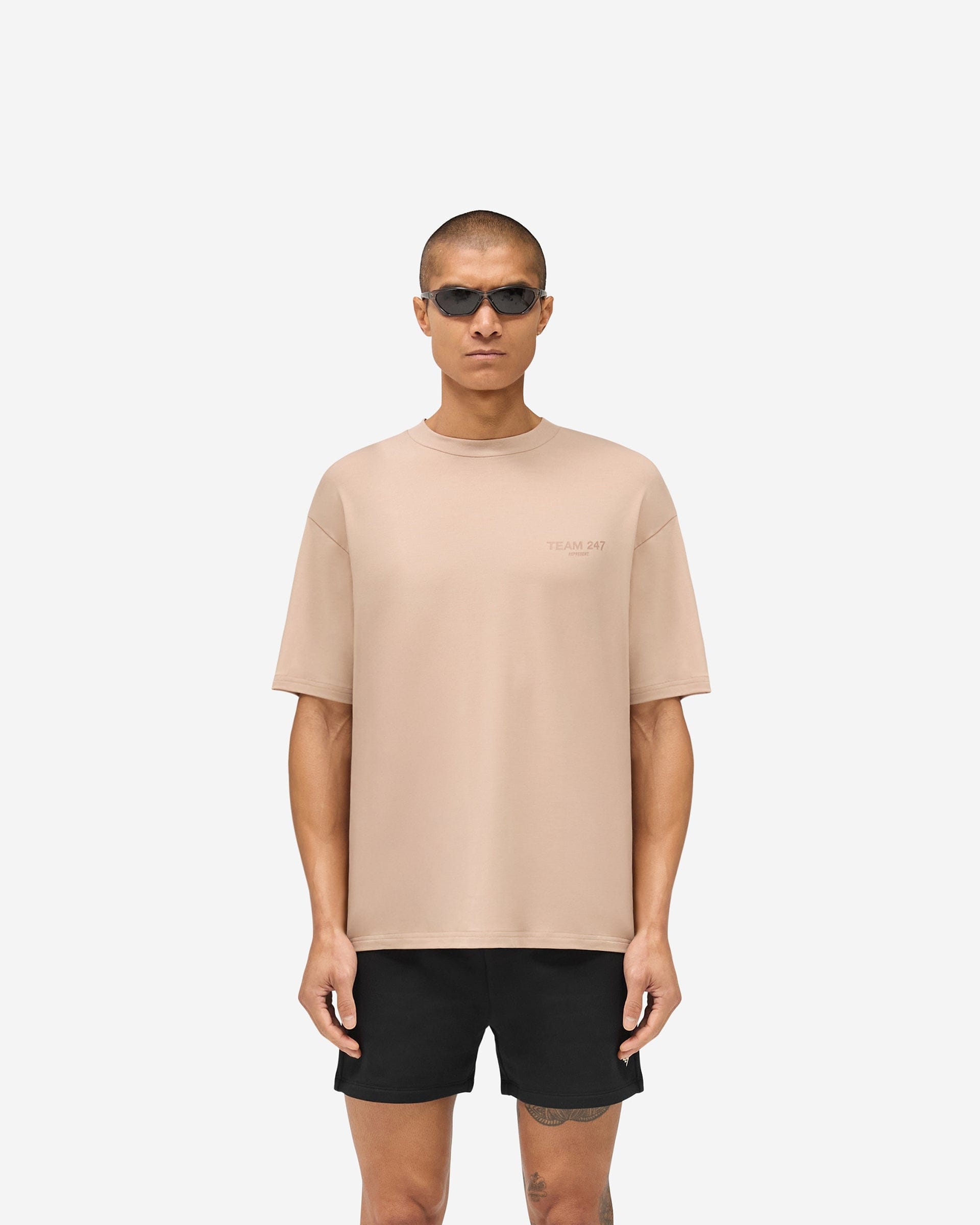 Team 247 Oversized T - Shirt - Clay