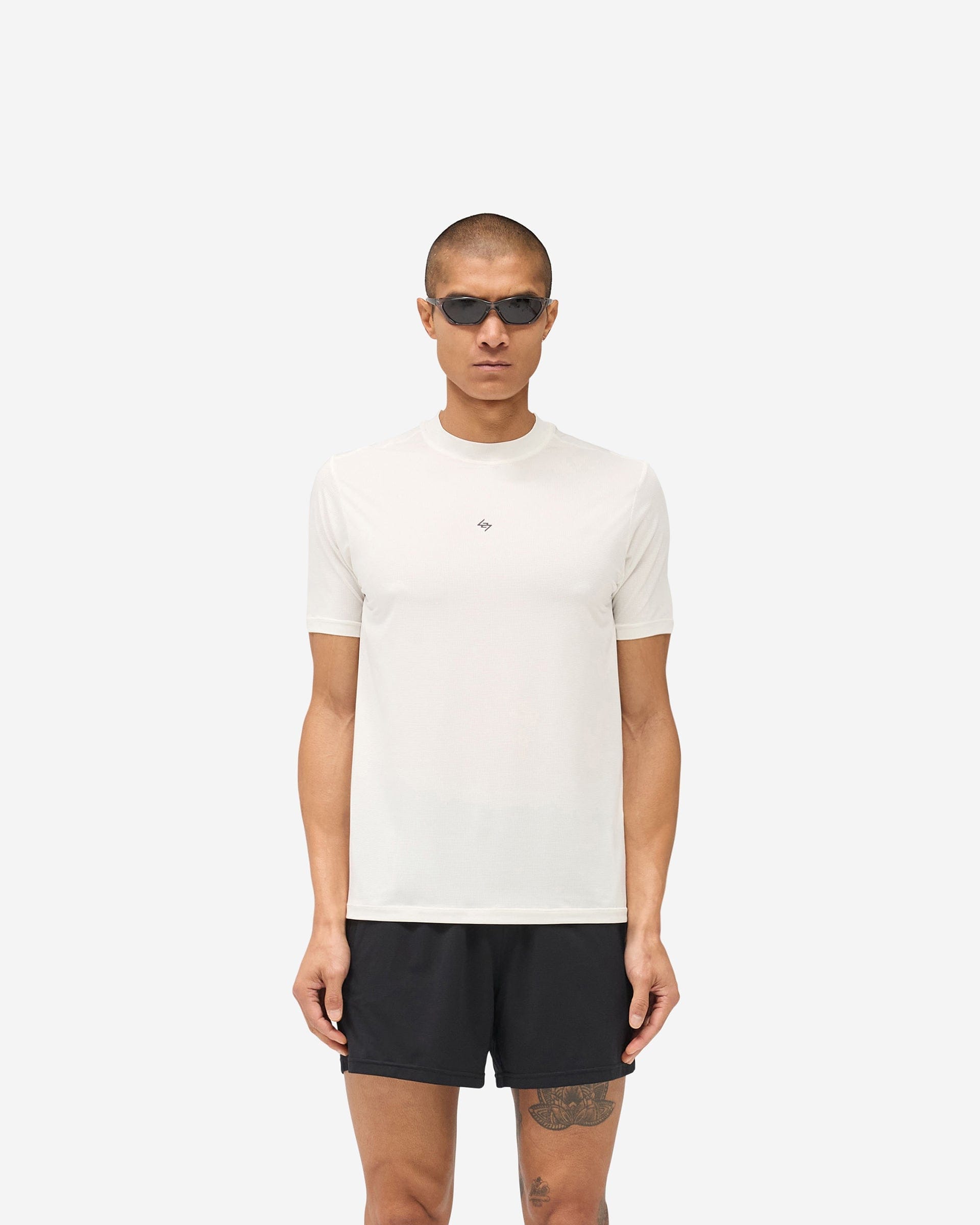 247 DNA Mesh T-Shirt - Flat White