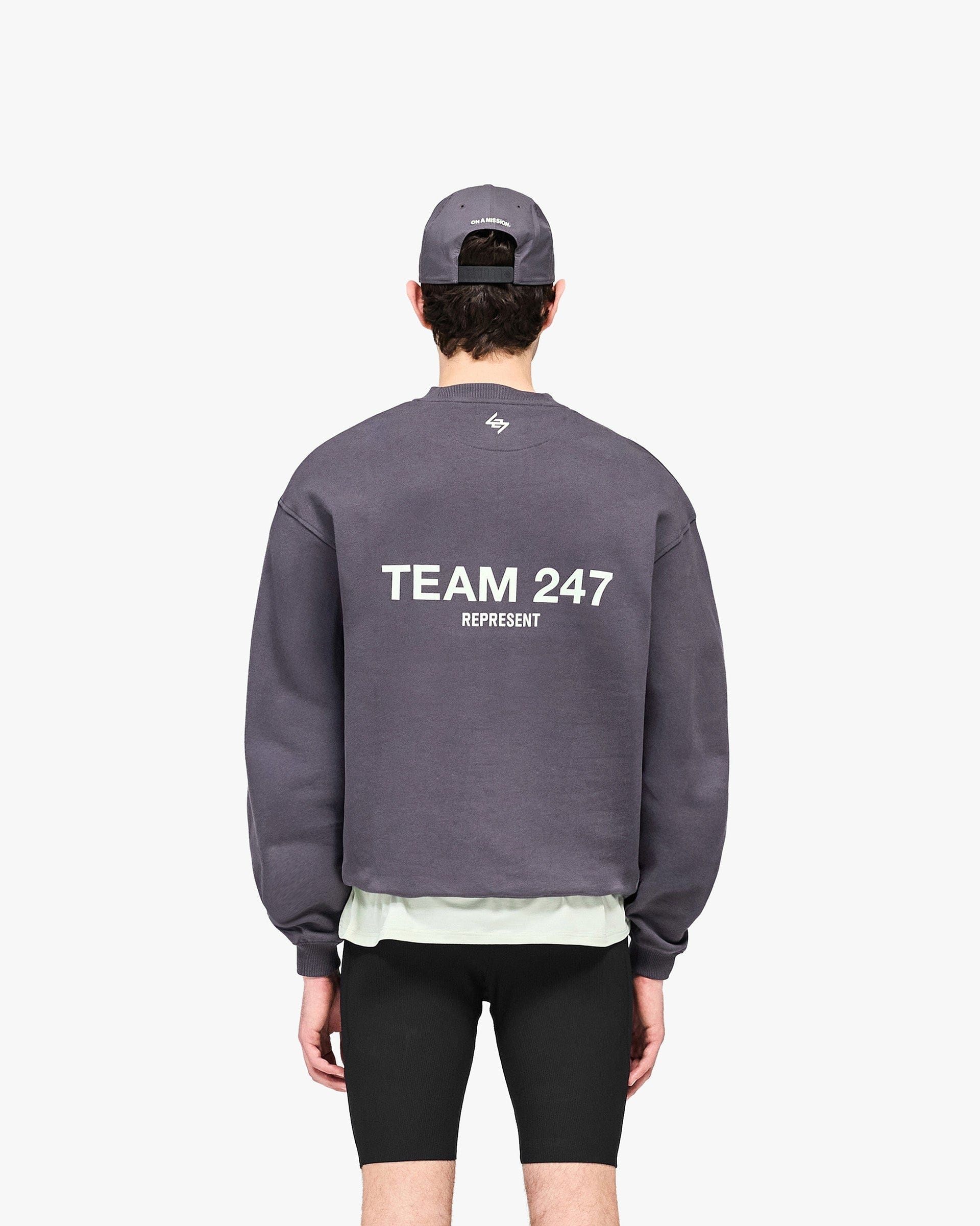 Team 247 Oversized Sweater - Graphene