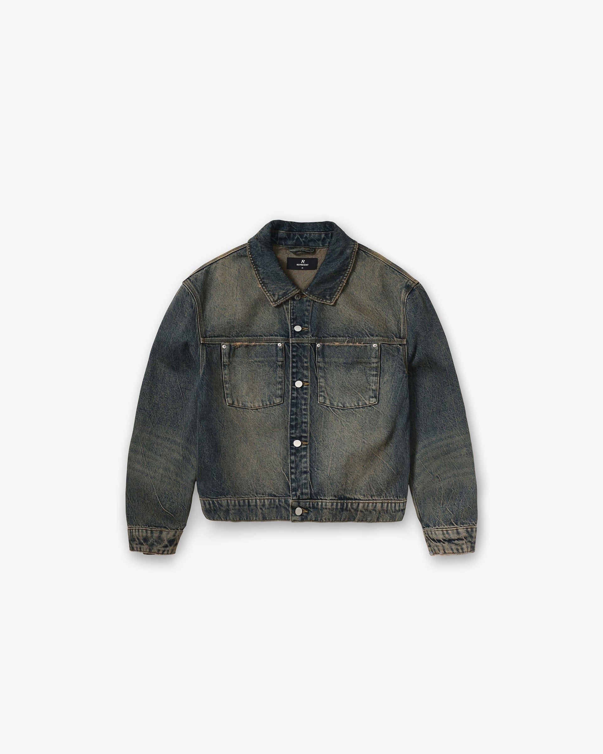 SS26 Denim Trucker - Blue Cream
