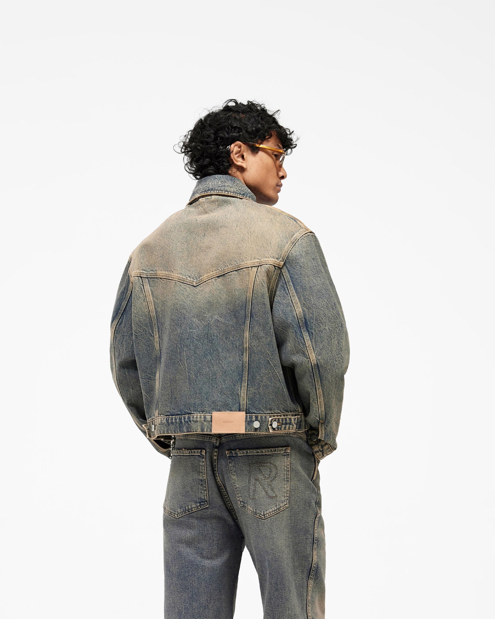 SS26 Denim Trucker - Blue Cream