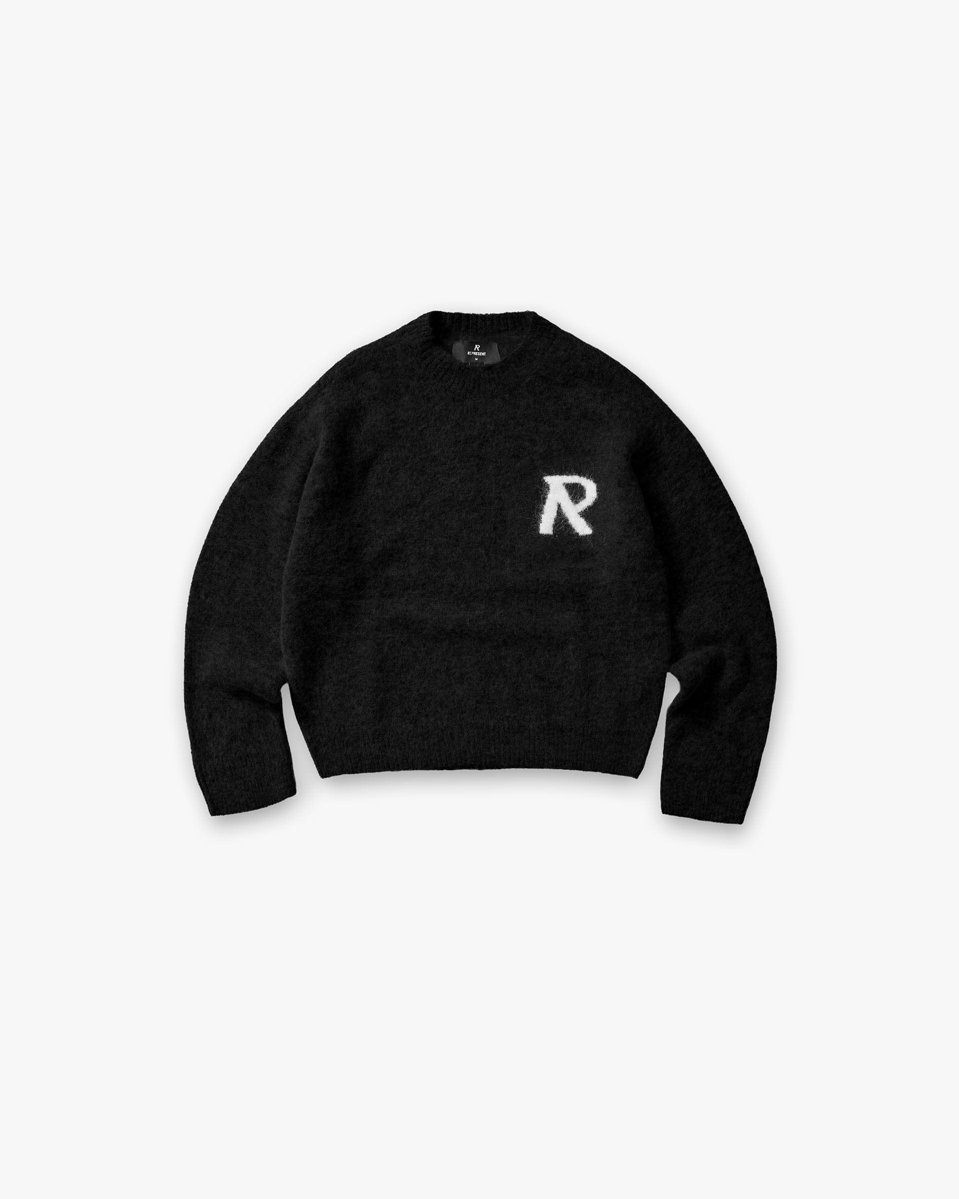 SS26 Logo Knit Sweater - Jet Black