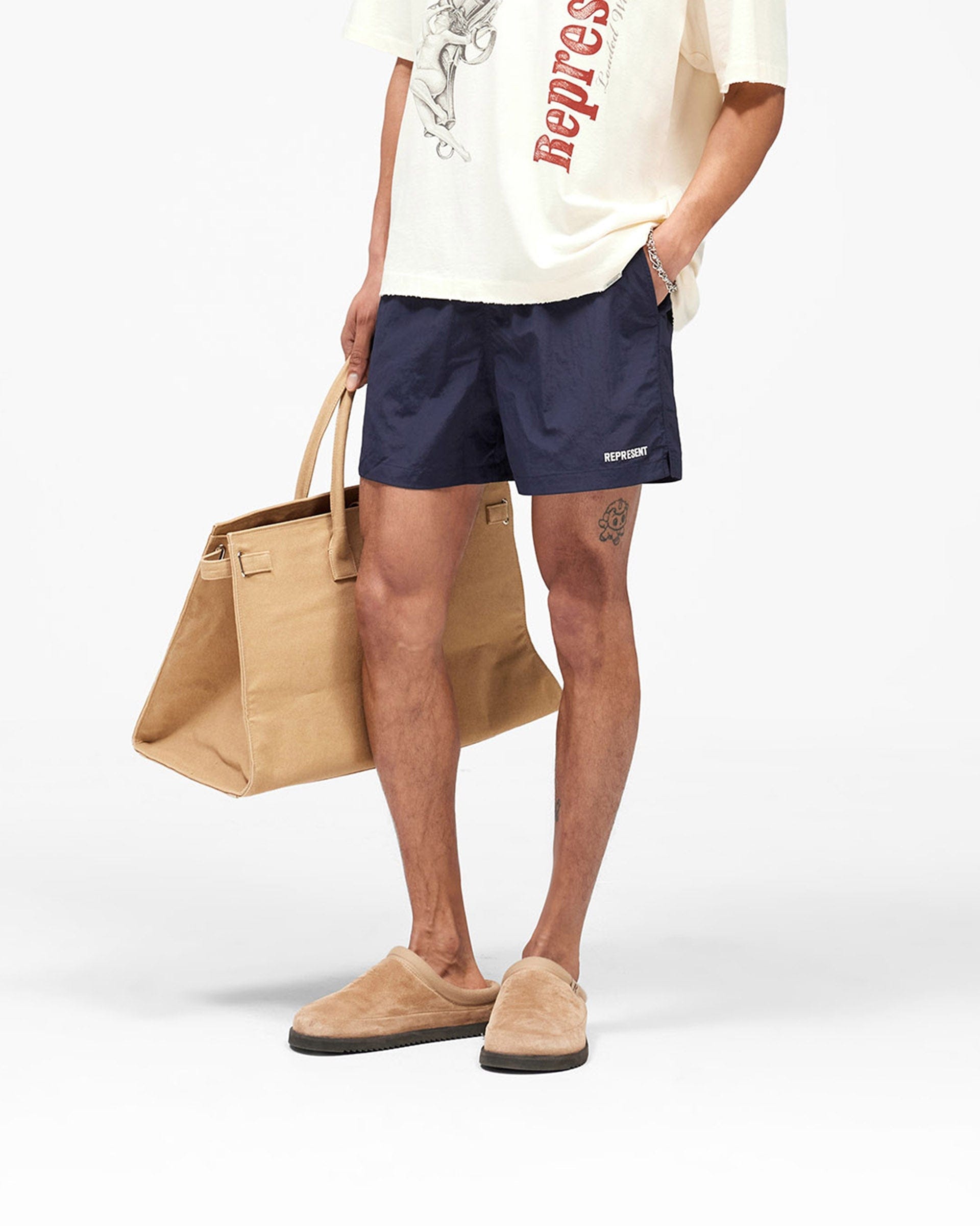SS26 Represent Swim Short - Navy