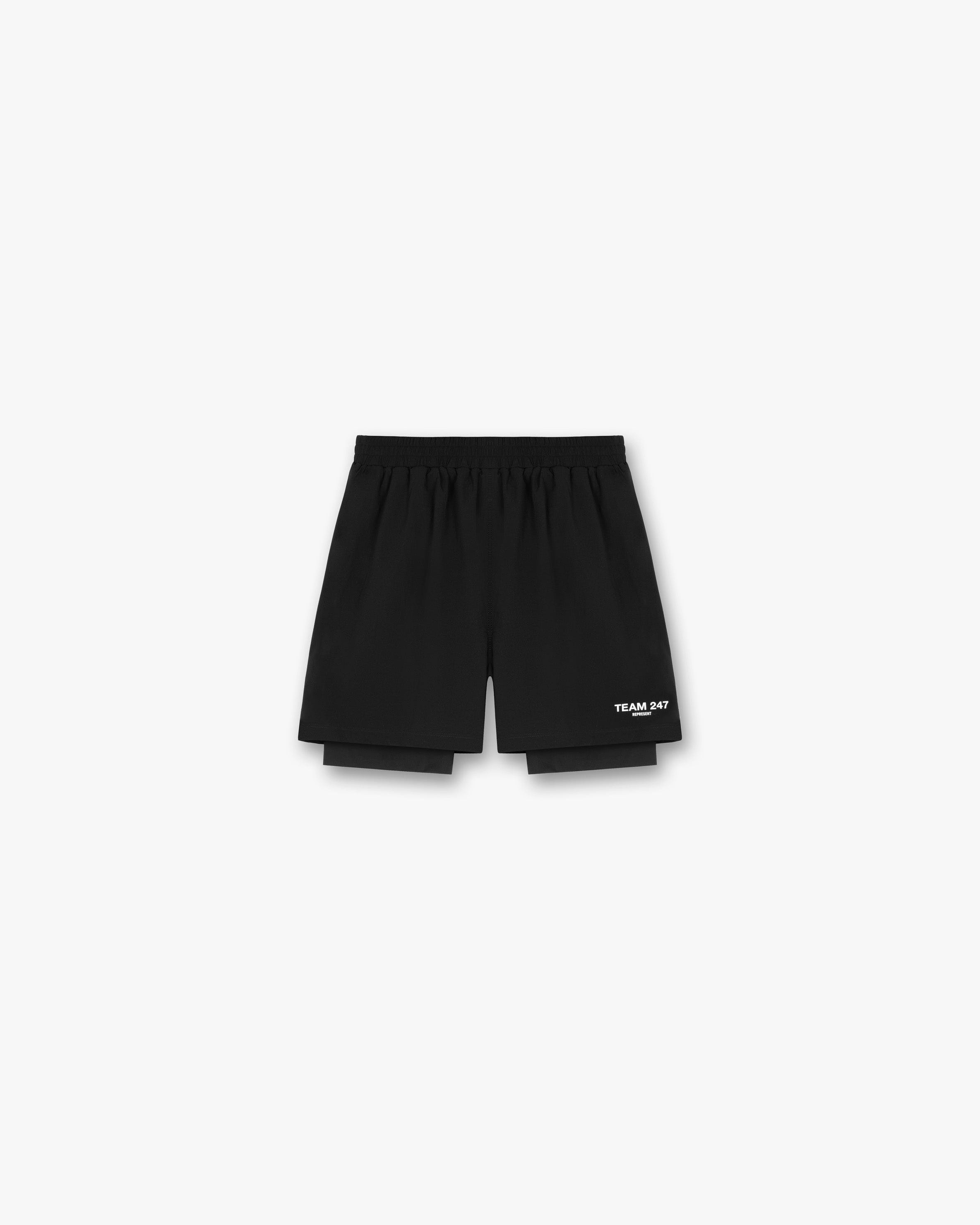 Team 247 2 - In - 1 Shorts - Black