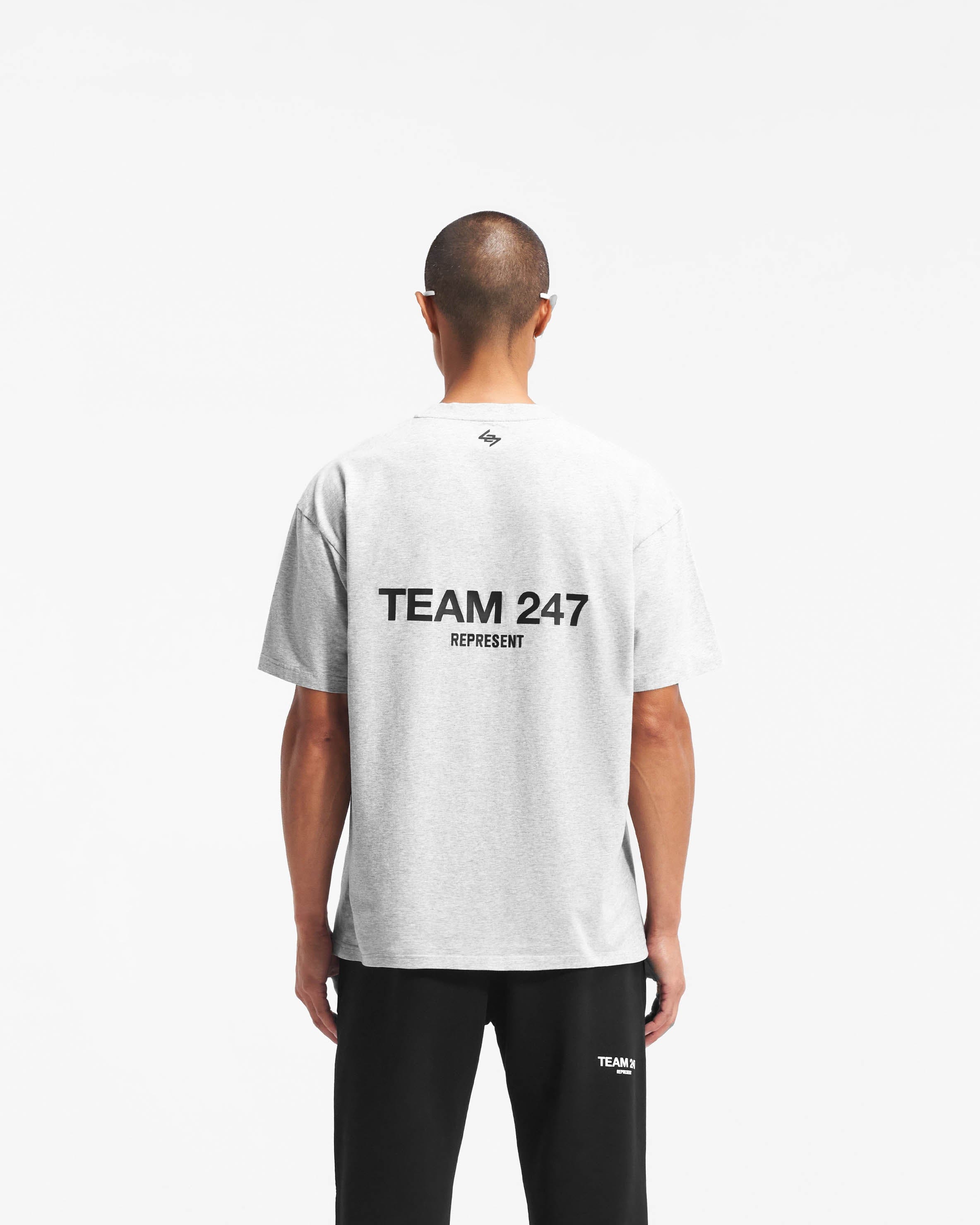 Team 247 Oversized T - Shirt - Ash Grey