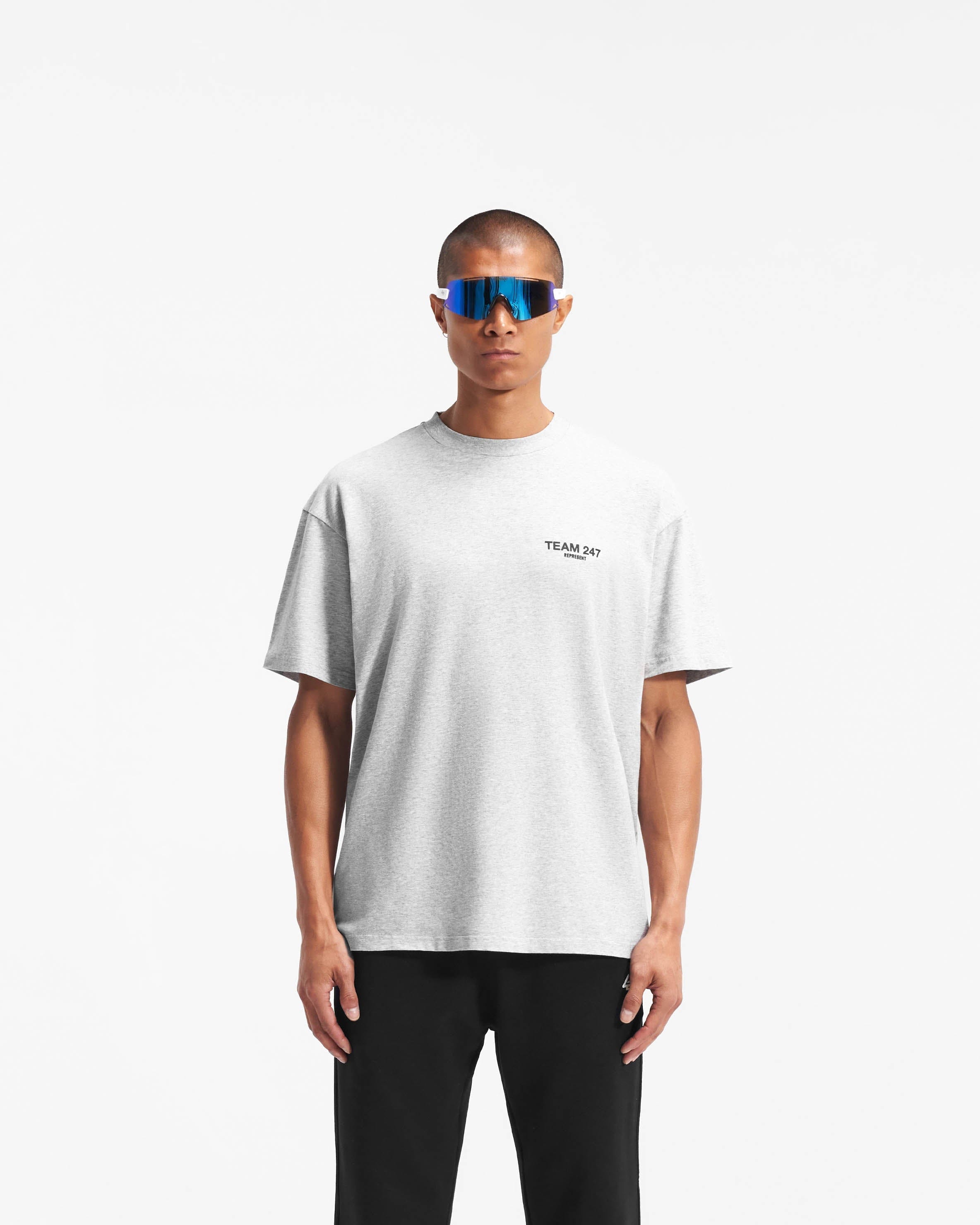 Team 247 Oversized T - Shirt - Ash Grey