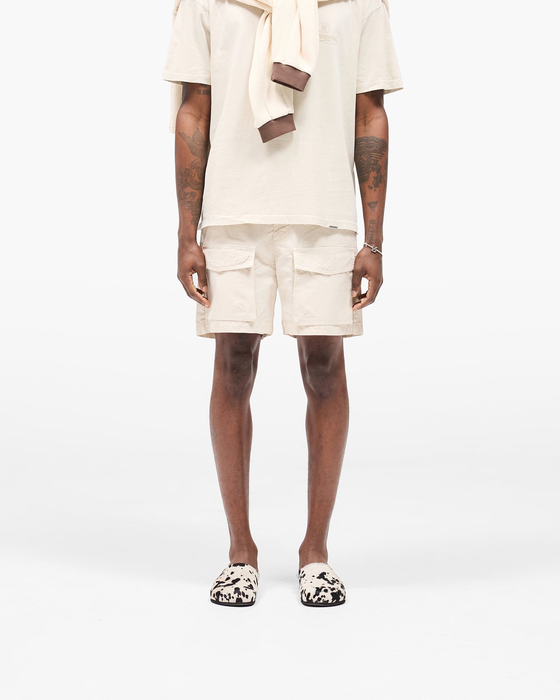 SC25 Front Pocket Cargo Short - Champagne