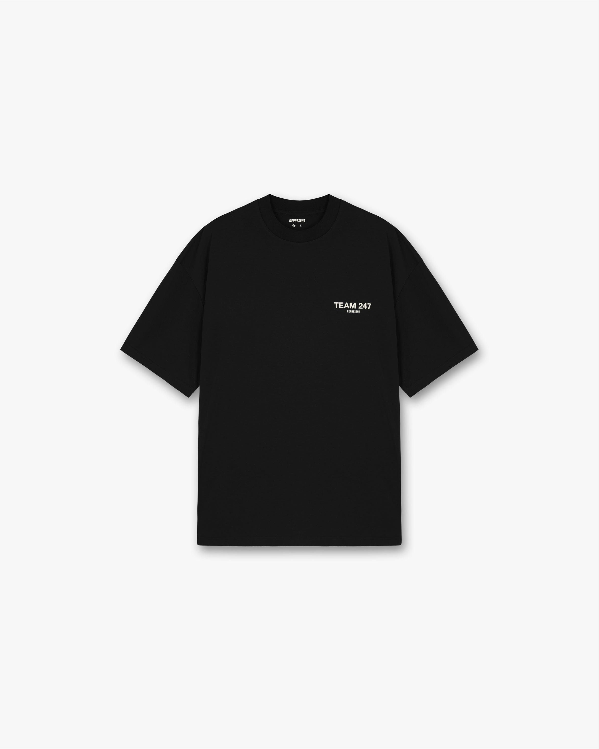 Team 247 Oversized T - Shirt - Jet Black
