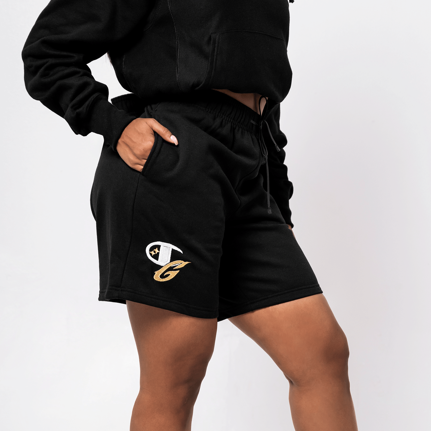 GLD Women GLD x Champion Powerblend® Fleece Shorts