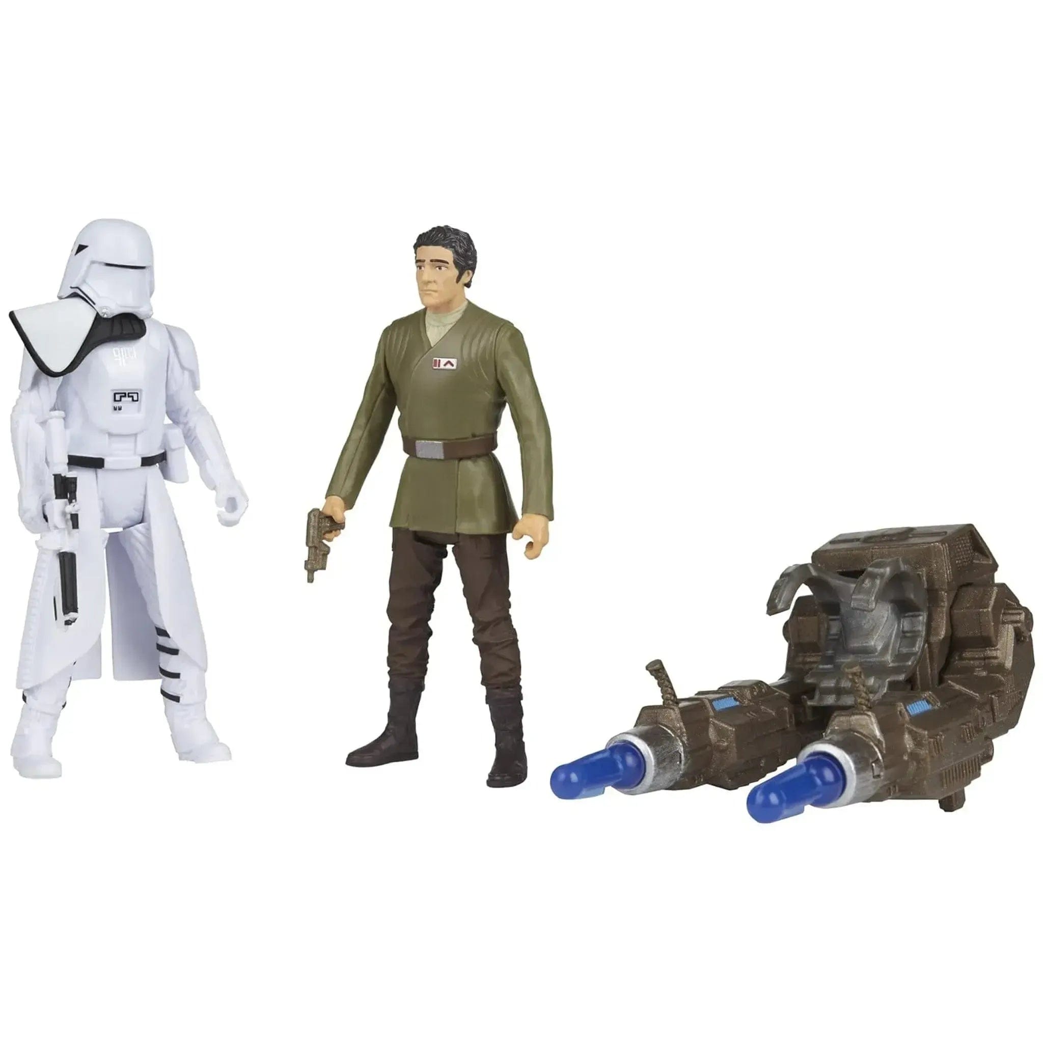 Hasbro Star Wars - First Order Snowtrooper Officer & Poe Dameron 2 - Pack Action Figure Set (3.75") - Hasbro - (2016)