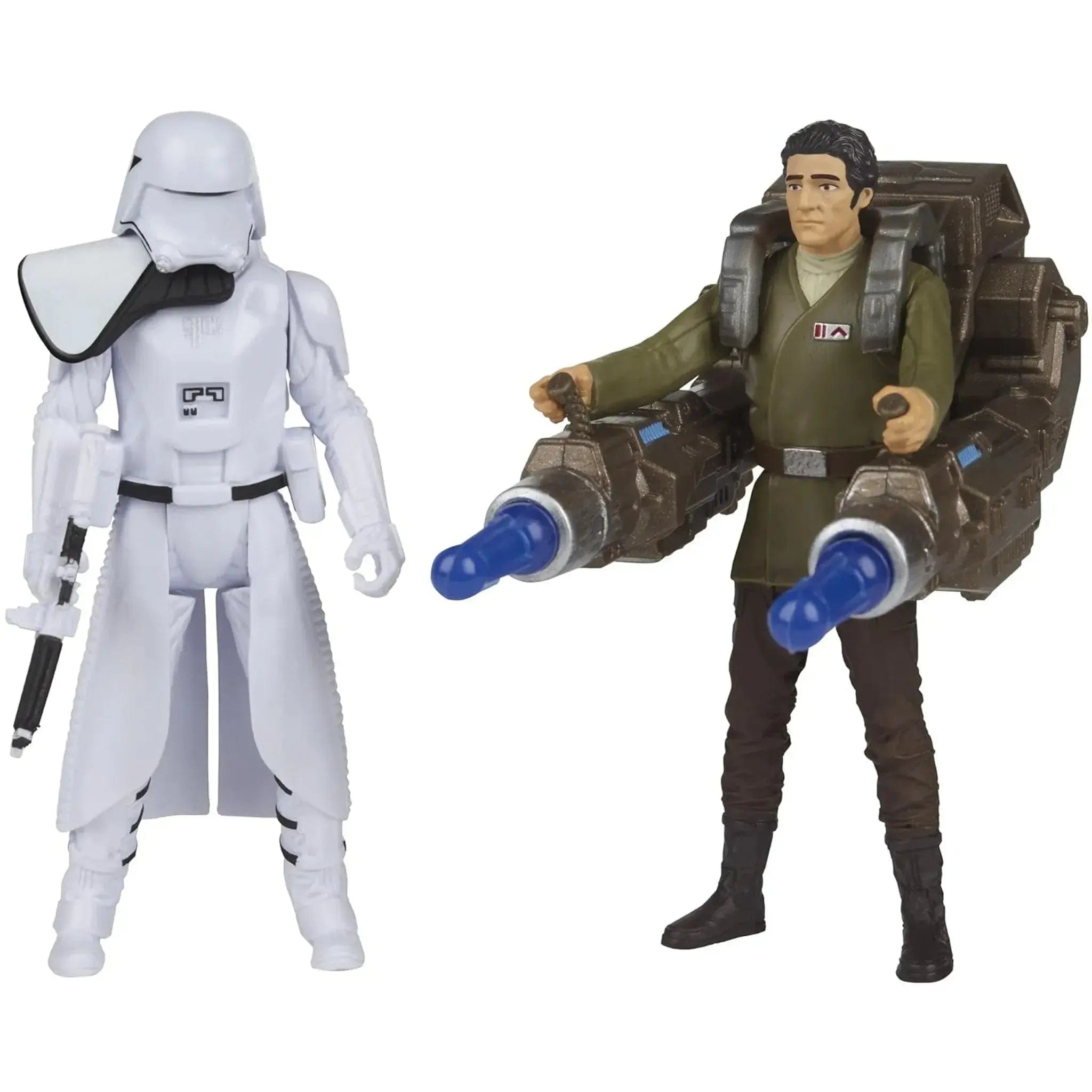 Hasbro Star Wars - First Order Snowtrooper Officer & Poe Dameron 2 - Pack Action Figure Set (3.75") - Hasbro - (2016)