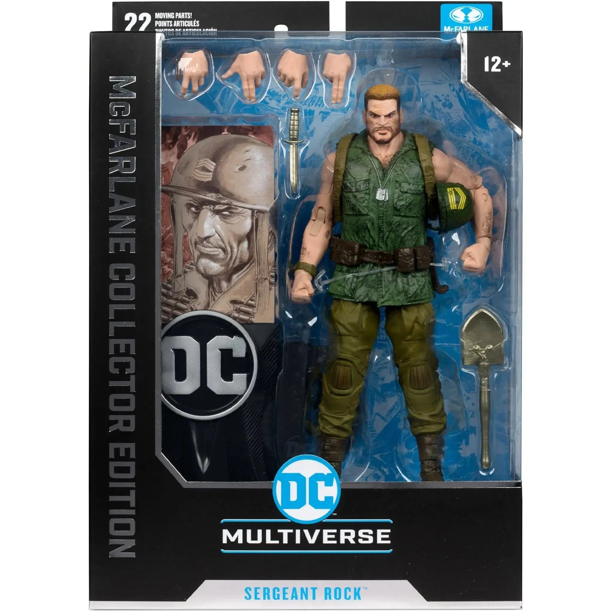 Mcfarlane Toys DC Comics - Sergeant Rock Action Figure (7.25") - McFarlane Toys - McFarlane Collector Edition, DC Multiverse Series (14), Classic Edition - (2024)