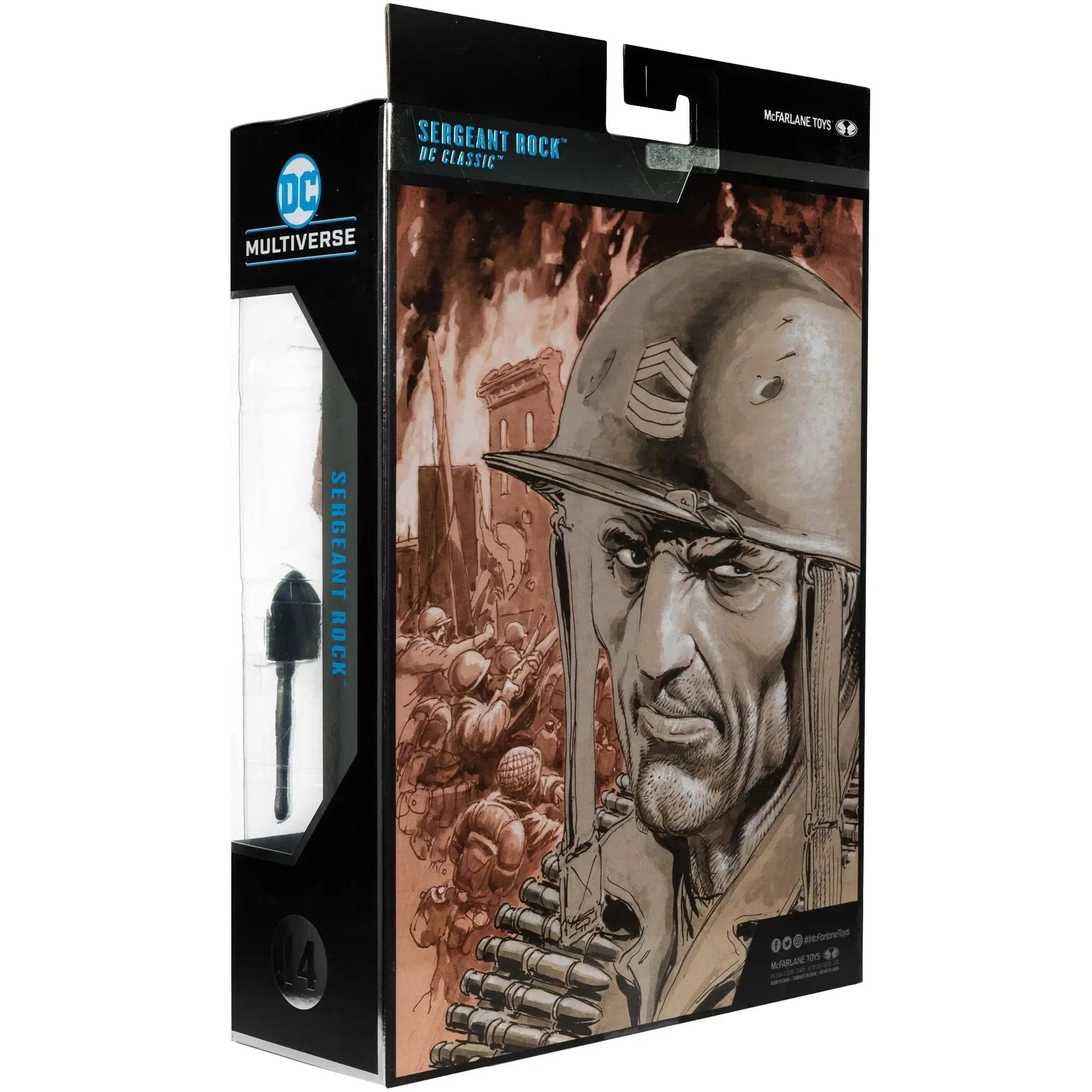 Mcfarlane Toys DC Comics - Sergeant Rock Action Figure (7.25") - McFarlane Toys - McFarlane Collector Edition, DC Multiverse Series (14), Classic Edition - (2024)