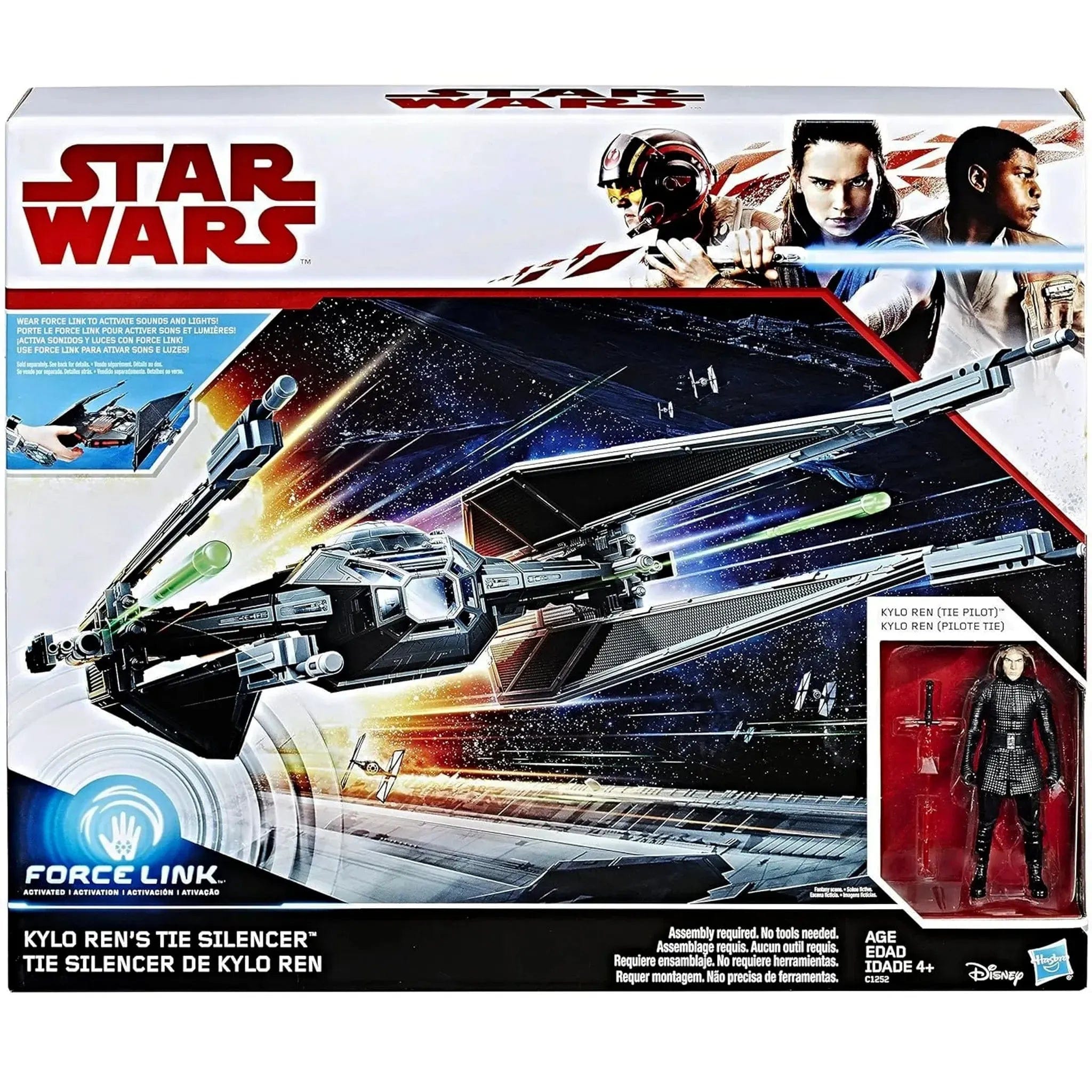 Hasbro Star Wars - Kylo Ren's Tie Silencer Ship with Kylo Ren Action Figure (3.75") - Hasbro - (2017)