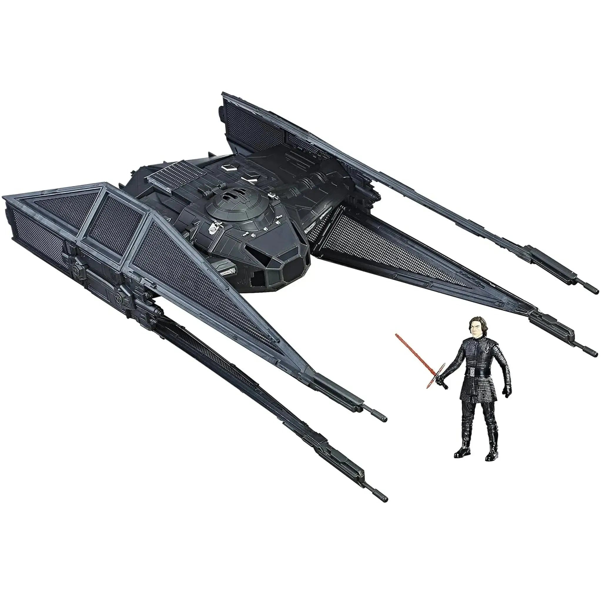 Hasbro Star Wars - Kylo Ren's Tie Silencer Ship with Kylo Ren Action Figure (3.75") - Hasbro - (2017)