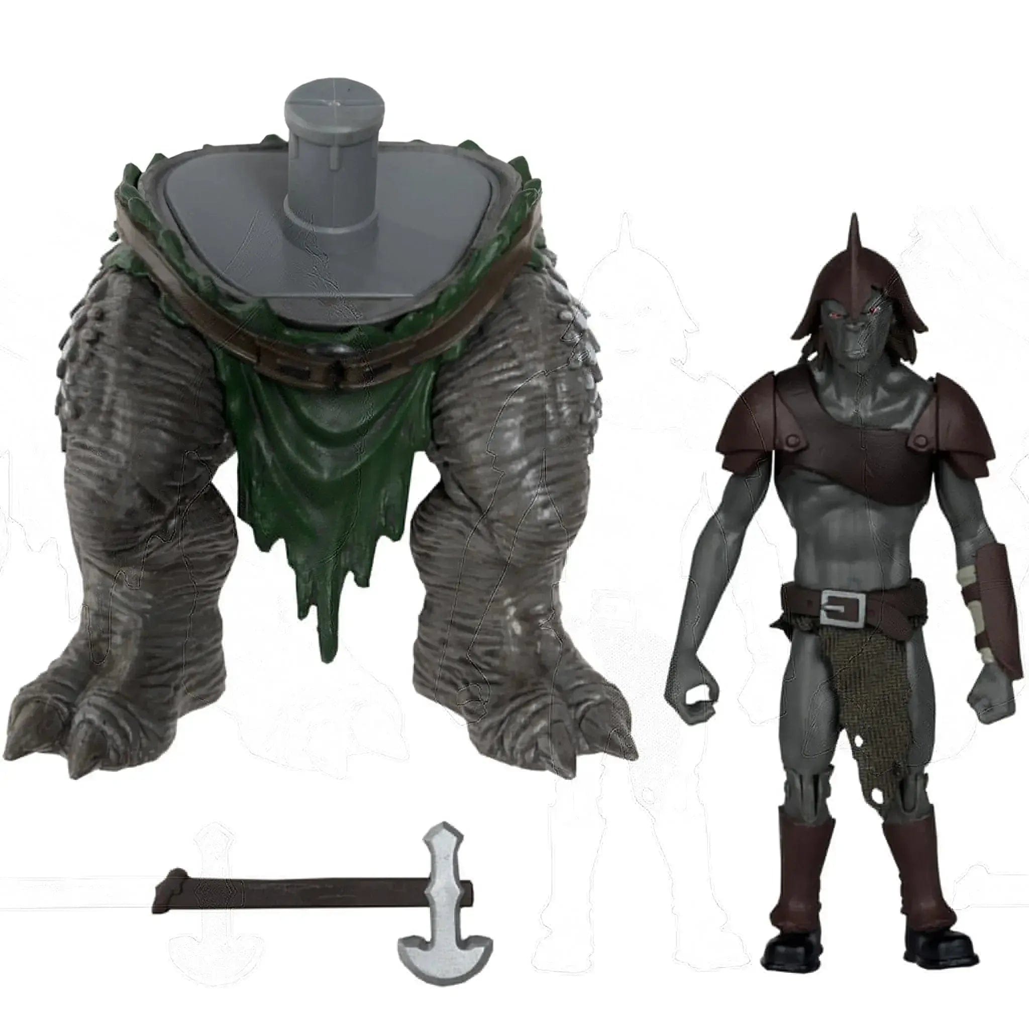Mcfarlane Toys The Lord of the Rings: The War of the Rohirrim - Shank Action Figure (3.75") - McFarlane Toys - Build - A Figure [Snow Troll] - (2024)