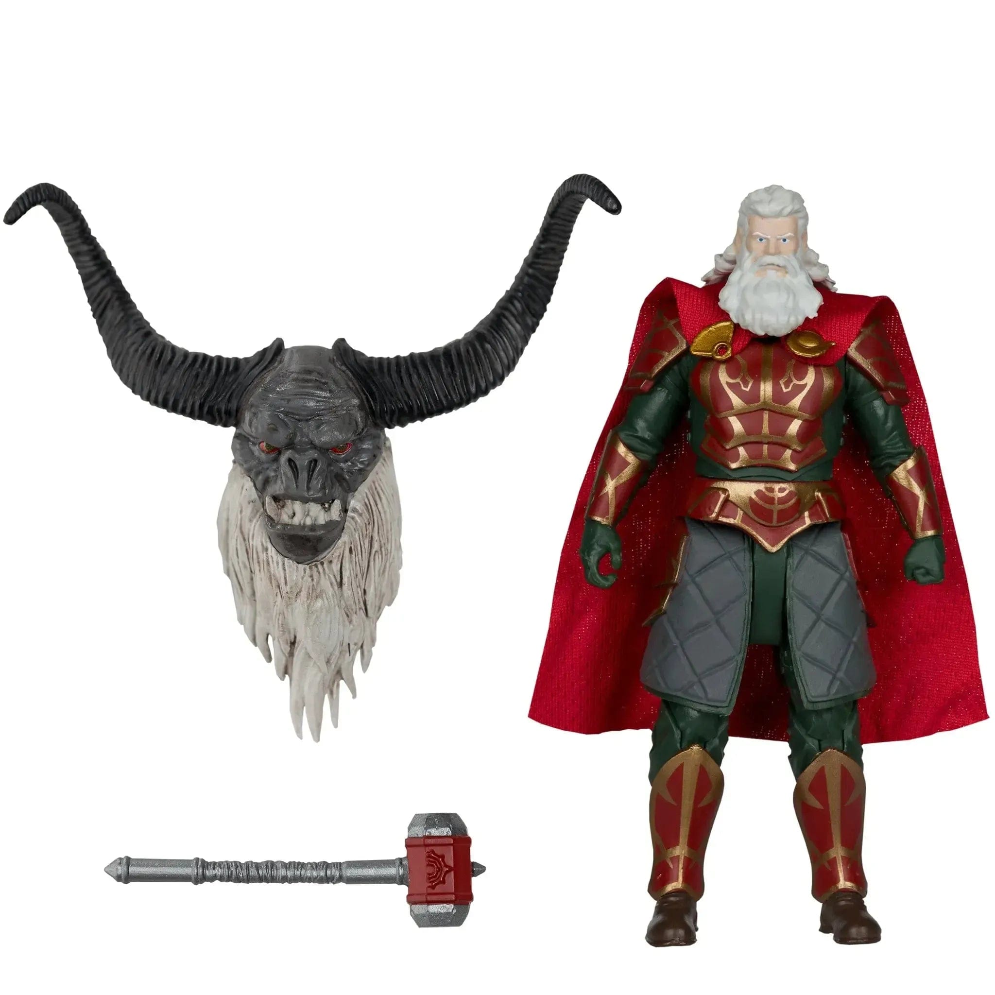 Mcfarlane Toys The Lord of the Rings: The War of the Rohirrim - Helm Hammerhand Action Figure (4.25") - McFarlane Toys - [Build a Figure: Snow Troll] - (2024)