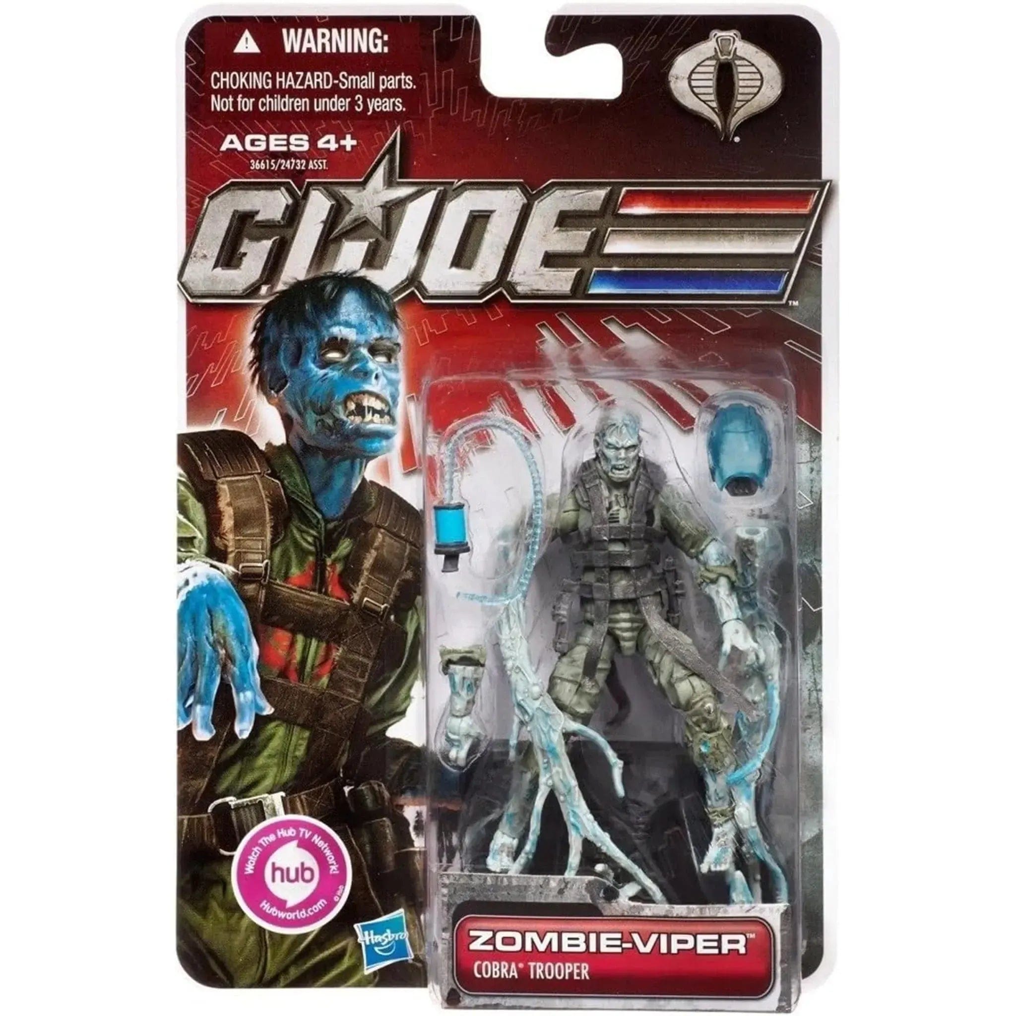 Hasbro G.I. Joe: A Real American Hero - Zombie - Viper Cobra Trooper Action Figure (3.75") - Hasbro - 30 Years of A Real American Hero Series - (2011)