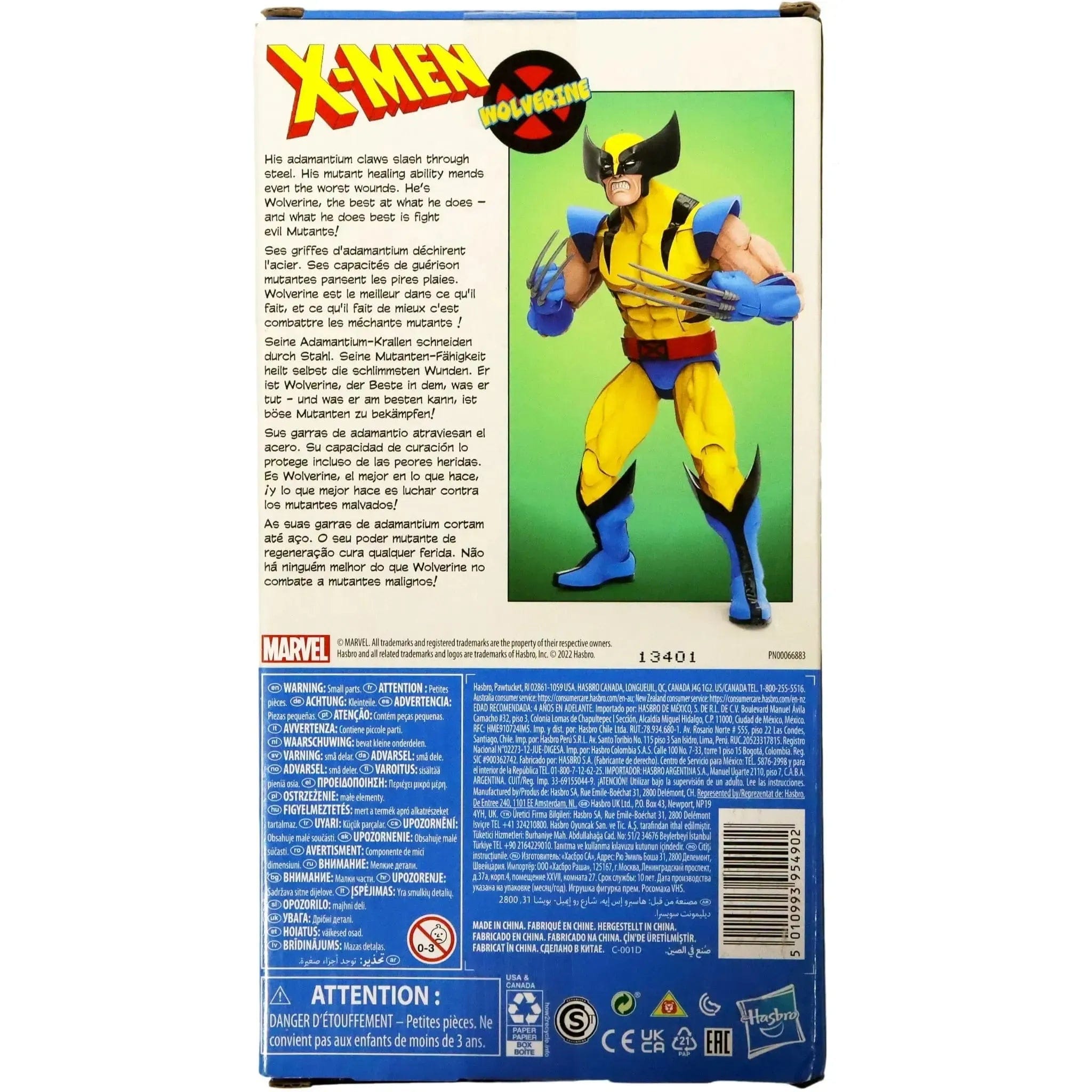 Hasbro Marvel Comics [X - Men: The Animated Series] - Wolverine Action Figure (6") - Hasbro - Marvel Legends Series [VHS Collection] - (2022)