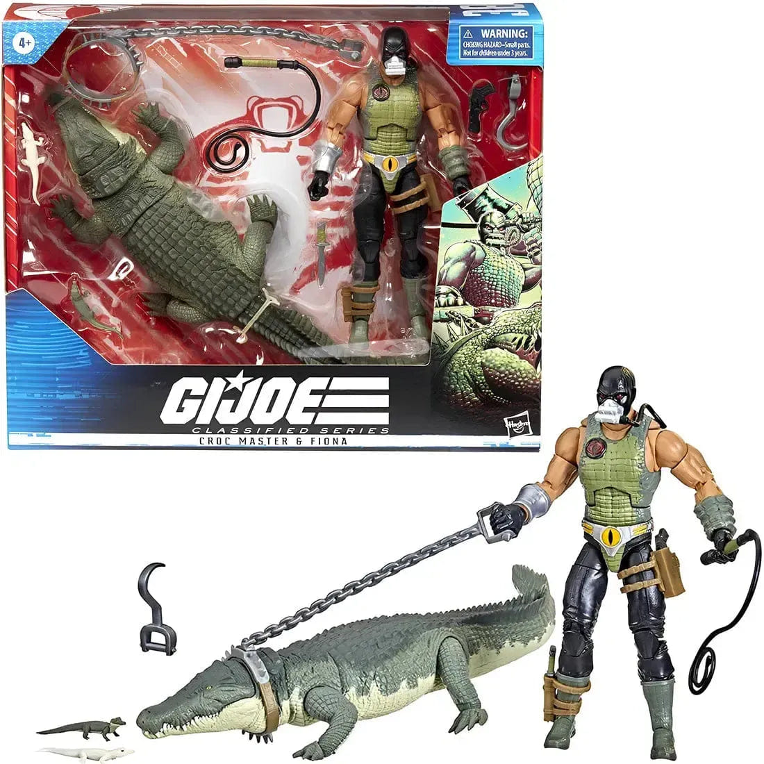 Hasbro G.I. Joe - Croc Master & Fiona Action Figure Set (6.25") - Hasbro - G.I. Joe Classified Series