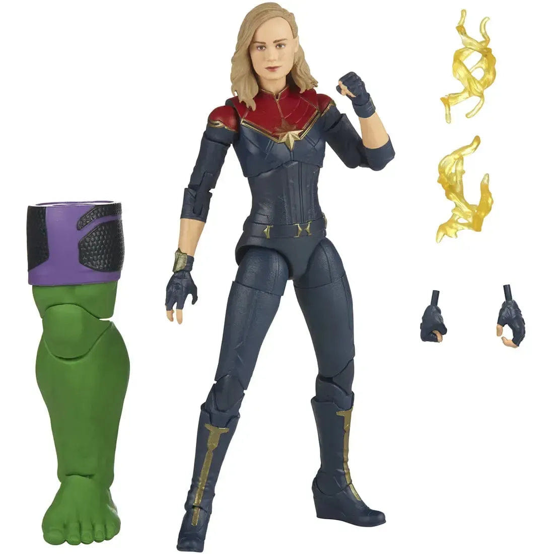 Hasbro Marvel [The Marvels] - Captain Marvel Action Figure (6") - Hasbro - Marvel Legends Series [Build a Figure: Totally Awesome Hulk]