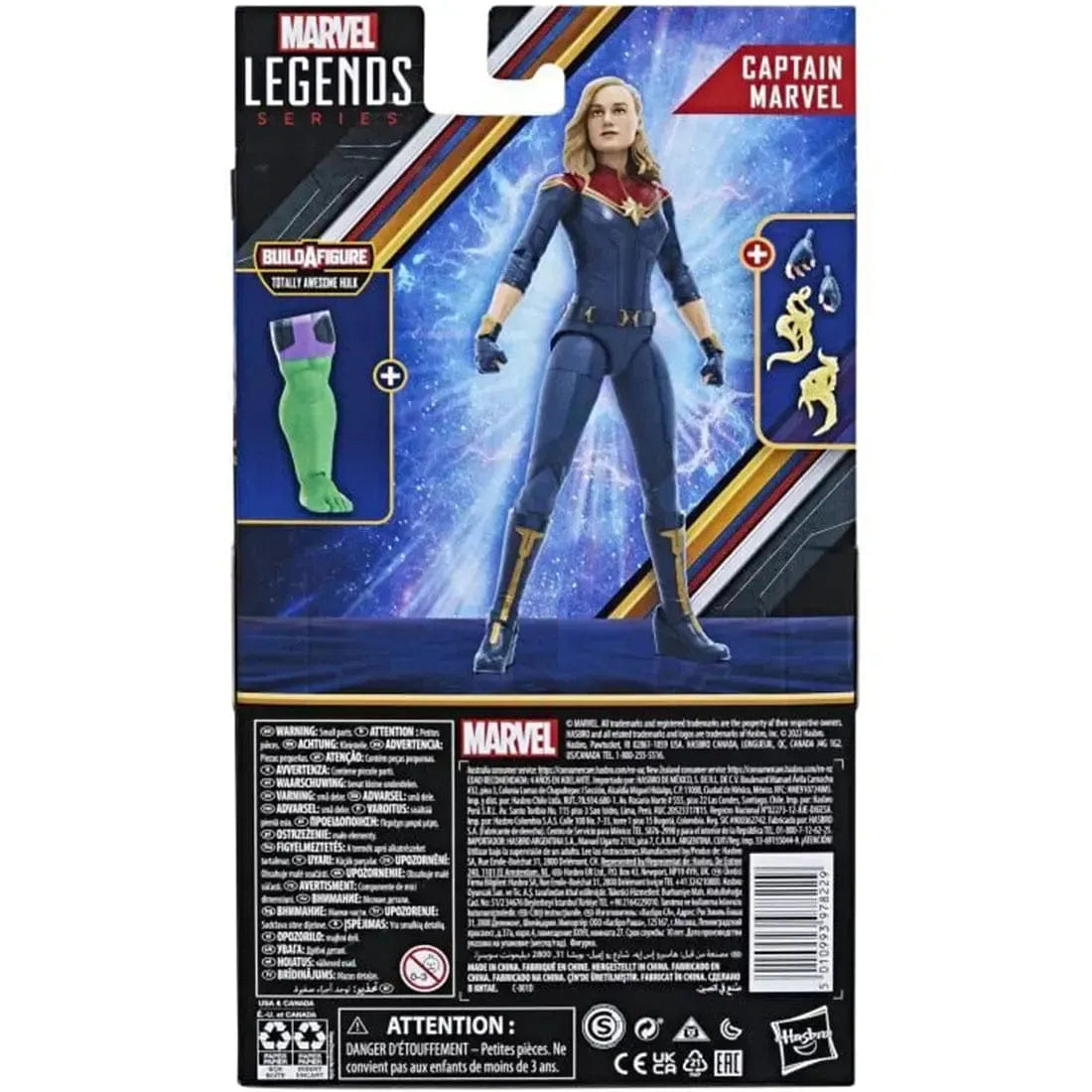 Hasbro Marvel [The Marvels] - Captain Marvel Action Figure (6") - Hasbro - Marvel Legends Series [Build a Figure: Totally Awesome Hulk]