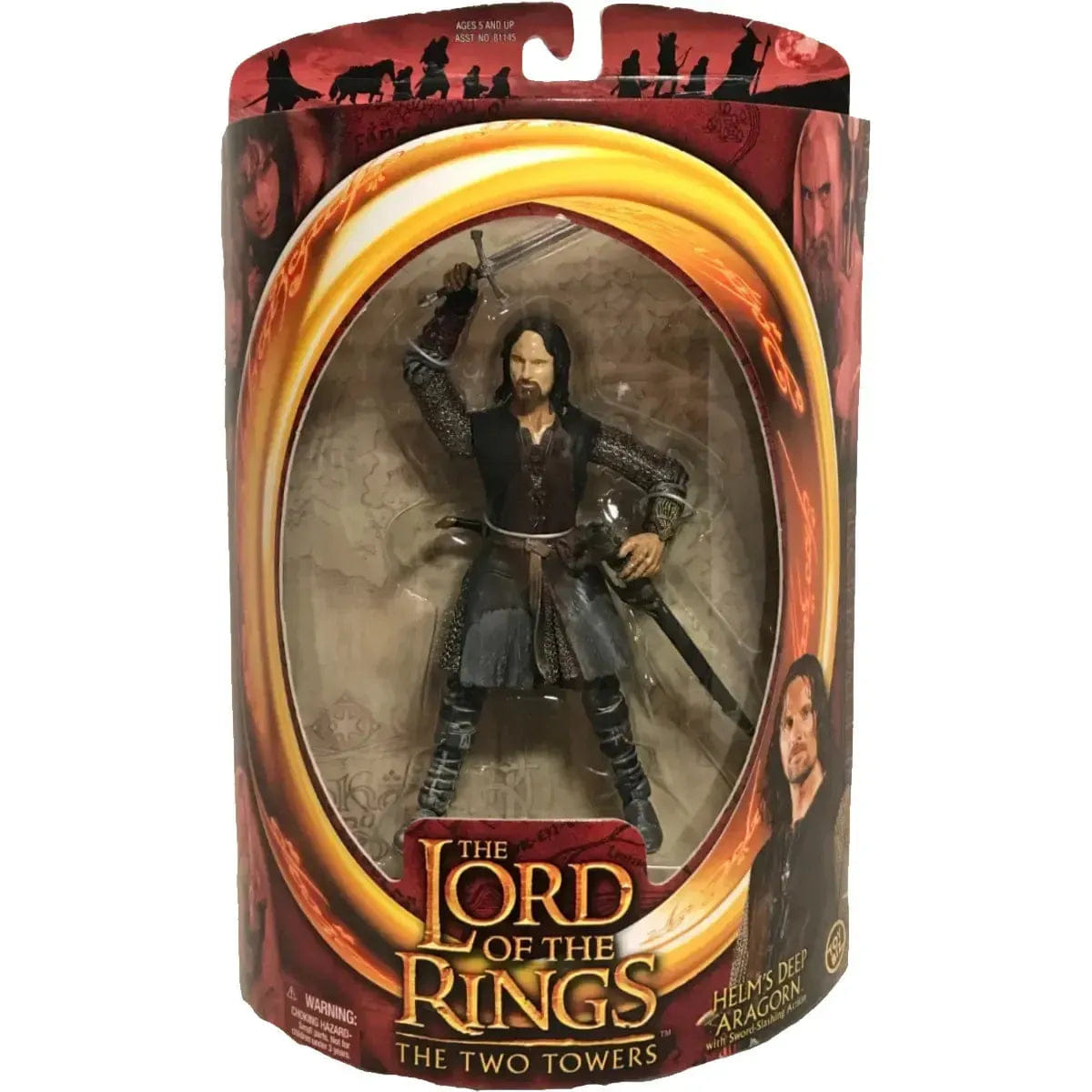 Toy Biz The Lord of the Rings: The Two Towers - Helm's Deep Aragorn Action Figure (6.5") - Toy Biz