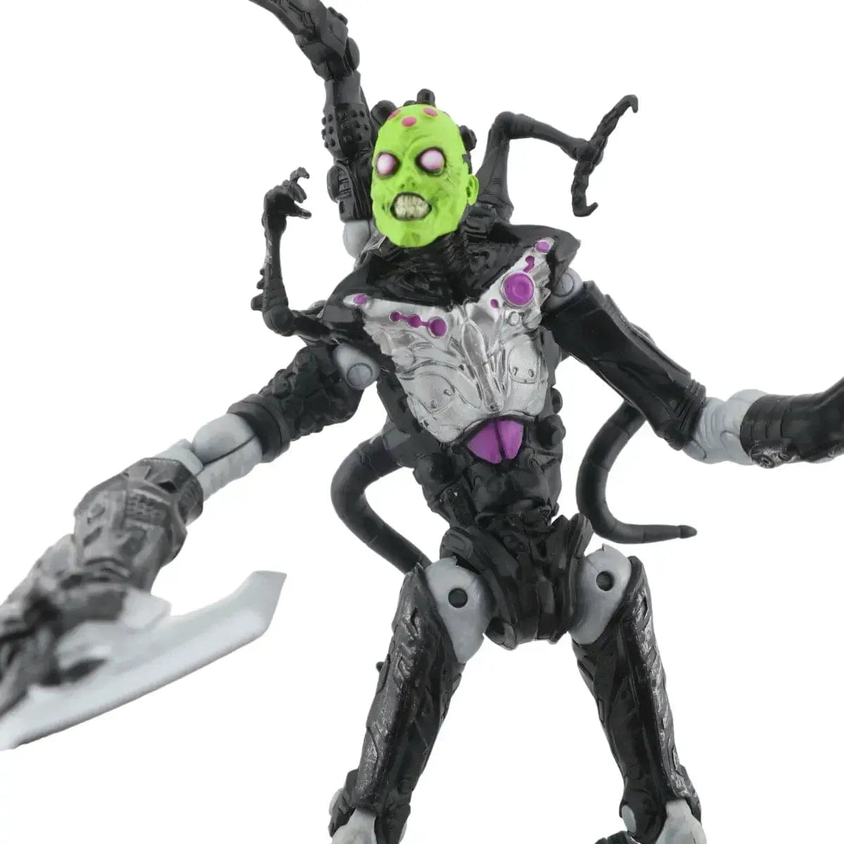 Mcfarlane Toys DC Comics [Superman: Ghosts of Krypton] - Brainiac Action Figure with Comic Book (7", Platinum Edition) - McFarlane Toys - Page Punchers Series