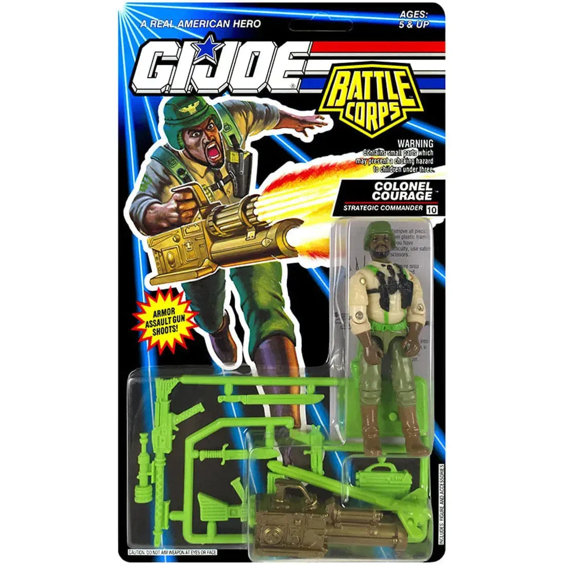 Hasbro G.I. Joe - Colonel Courage the Strategic Commander Action Figure (3.75") - Hasbro - Battle Corps Series (10)