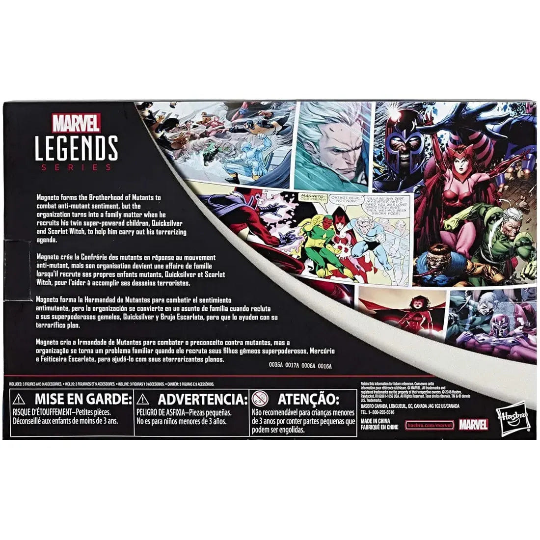 Hasbro Marvel [X - Men] - Quicksilver, Magneto & Scarlet Witch Action Figure Set (6") - Hasbro - Marvel Legends Series, Marvel 80th Anniversary Edition