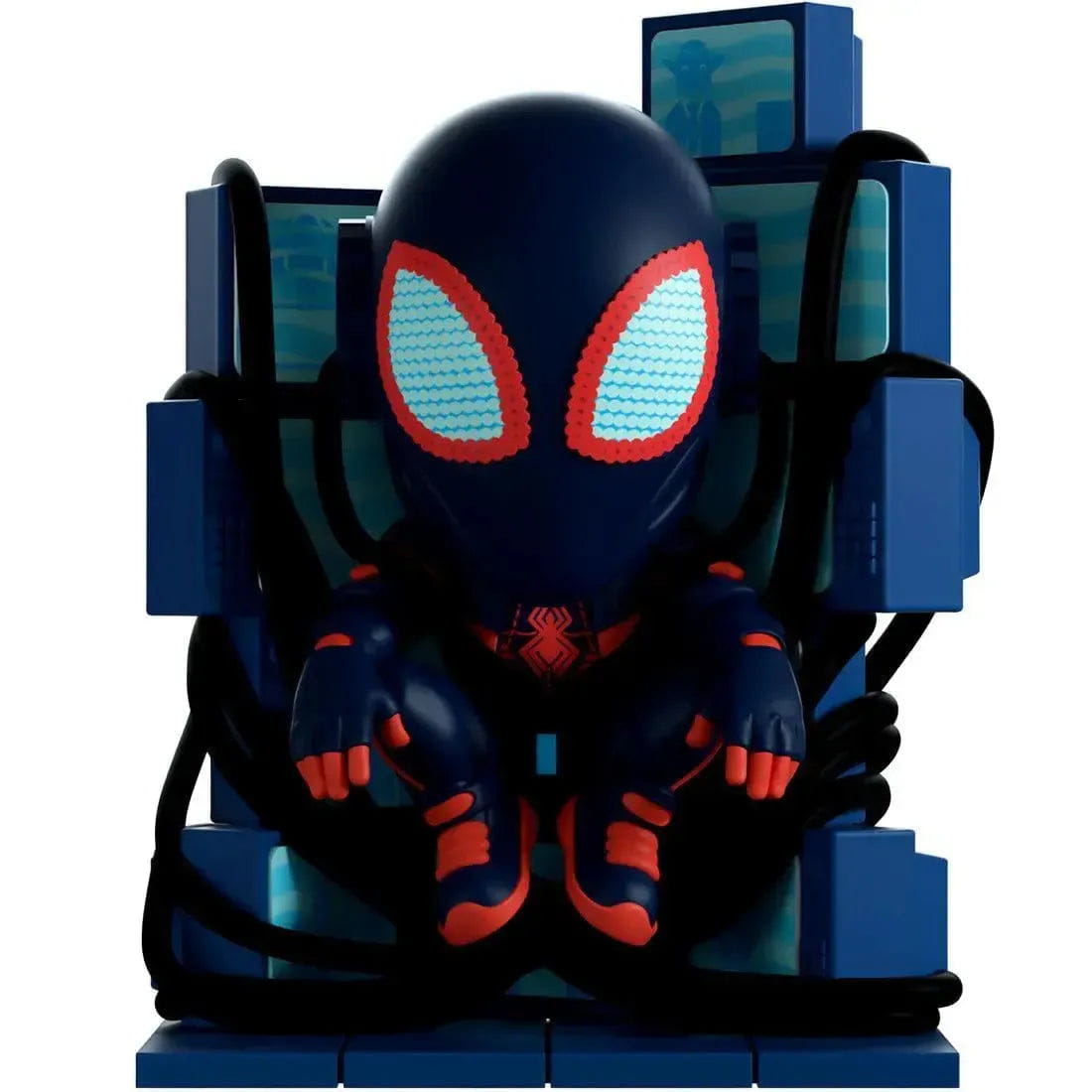 Youtooz Marvel [Spider - Man] - Miles Morales Sitting on CRT TV Throne Figure (4.6") - YouTooz - Vinyl Figure Series (13)
