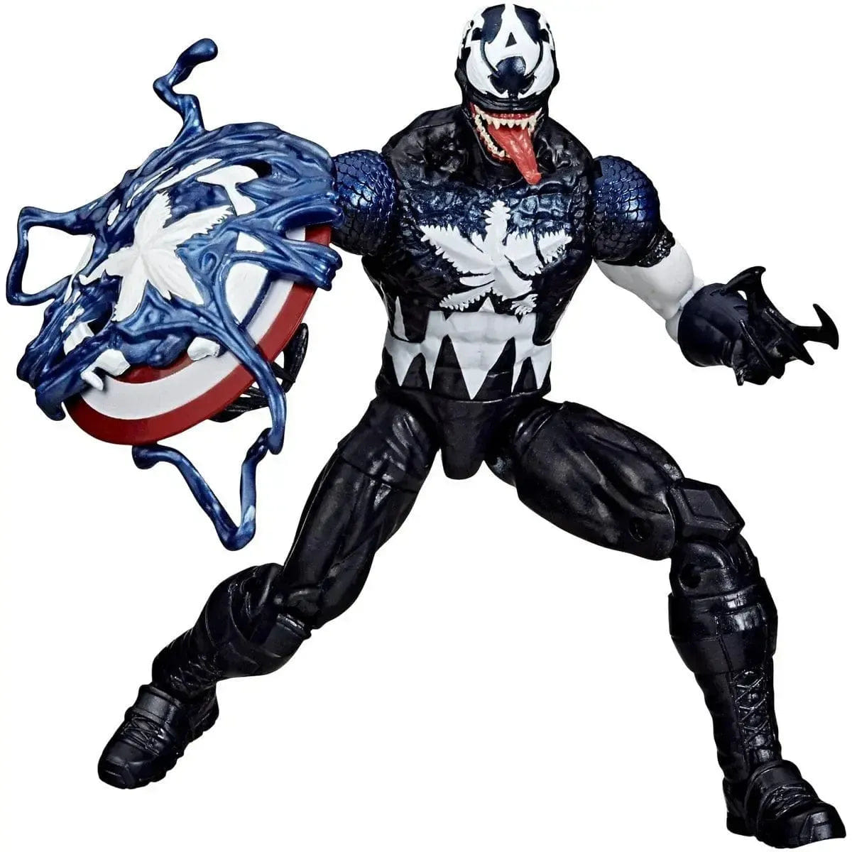 Hasbro Marvel's Spider - Man: Maximum Venom - Venomised Captain America Action Figure (6") - Hasbro - Marvel Legends Series