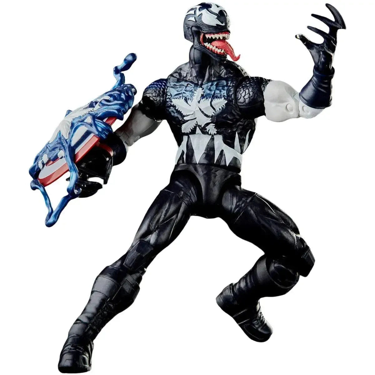 Hasbro Marvel's Spider - Man: Maximum Venom - Venomised Captain America Action Figure (6") - Hasbro - Marvel Legends Series