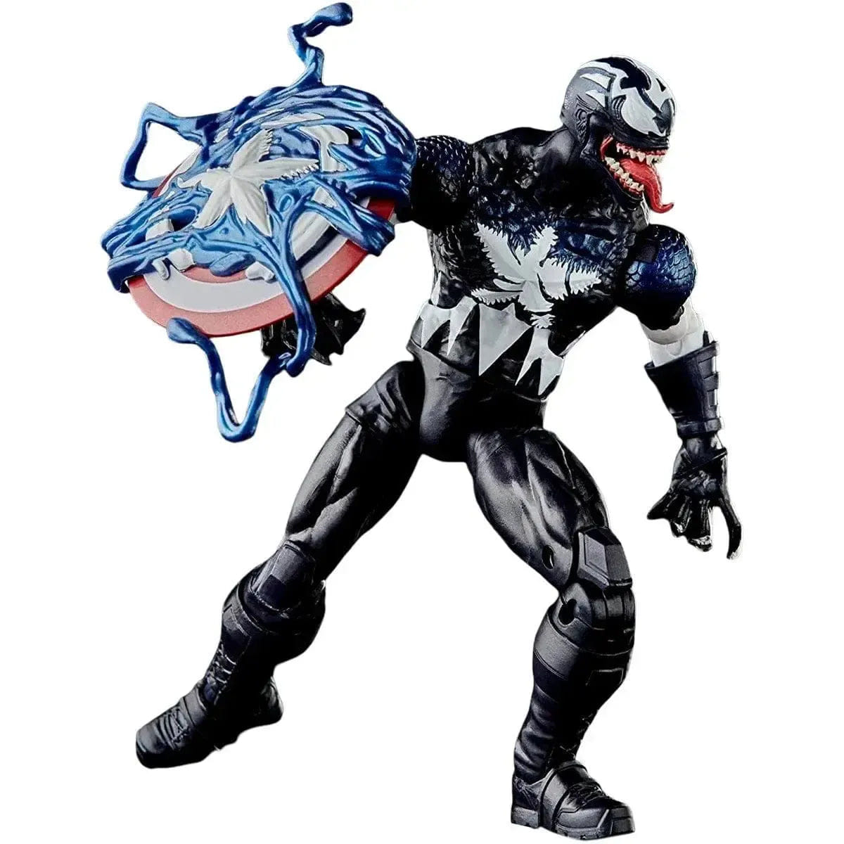 Hasbro Marvel's Spider - Man: Maximum Venom - Venomised Captain America Action Figure (6") - Hasbro - Marvel Legends Series