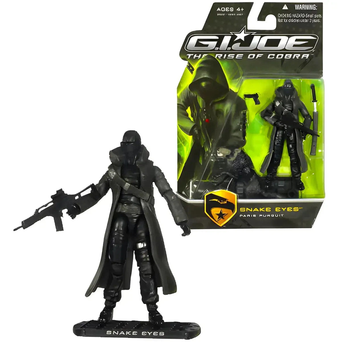 Hasbro G.I. Joe: The Rise of Cobra - Snake Eyes & Black Timber Action Figure (3.75") - Hasbro - Paris Pursuit Series
