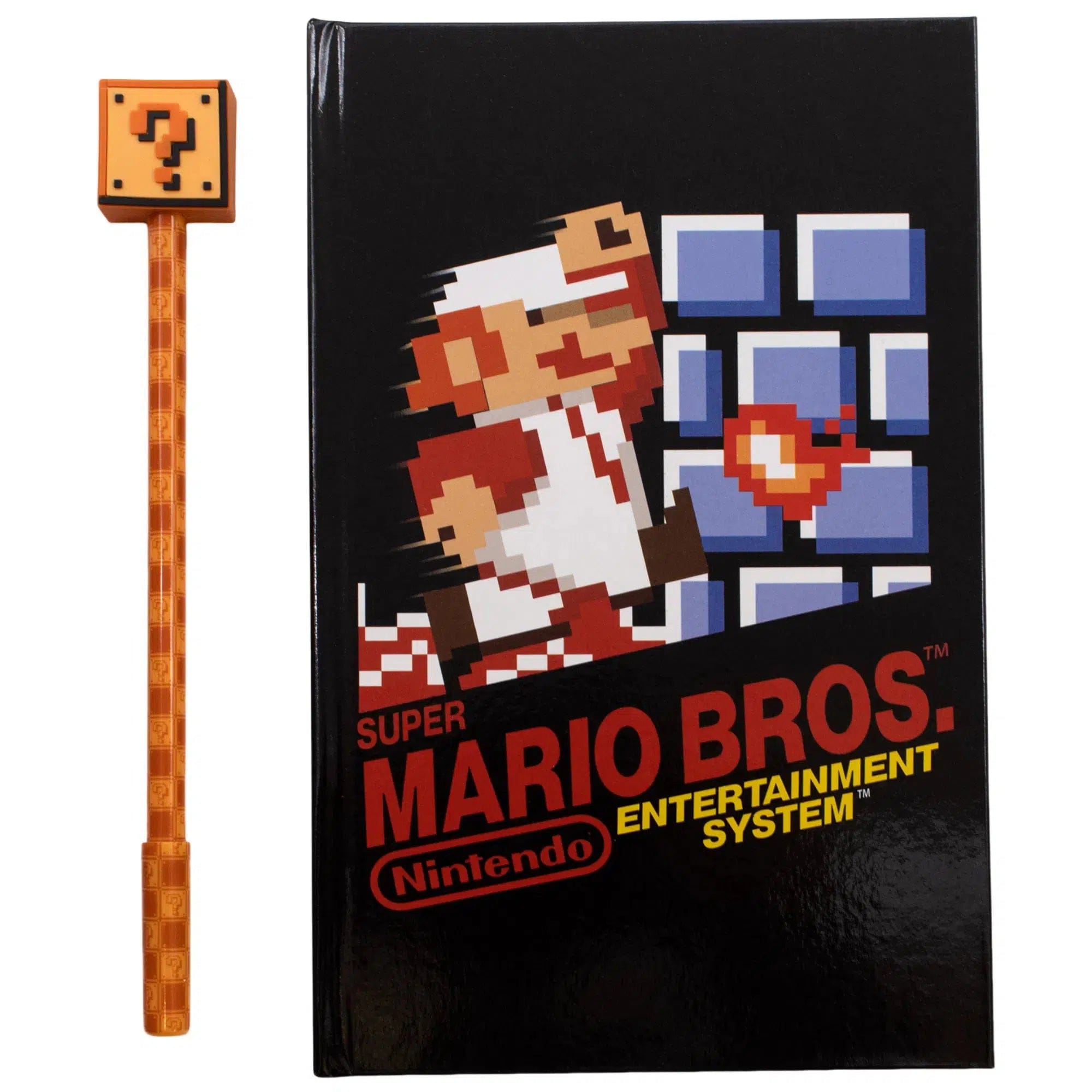 Culturefly Super Mario Bros. - Overworld Collector's Gift Box Set - Culturefly - Plush Pillow, Throw Blanket, Pin Badge, Notebook & Pen, Vinyl Figure