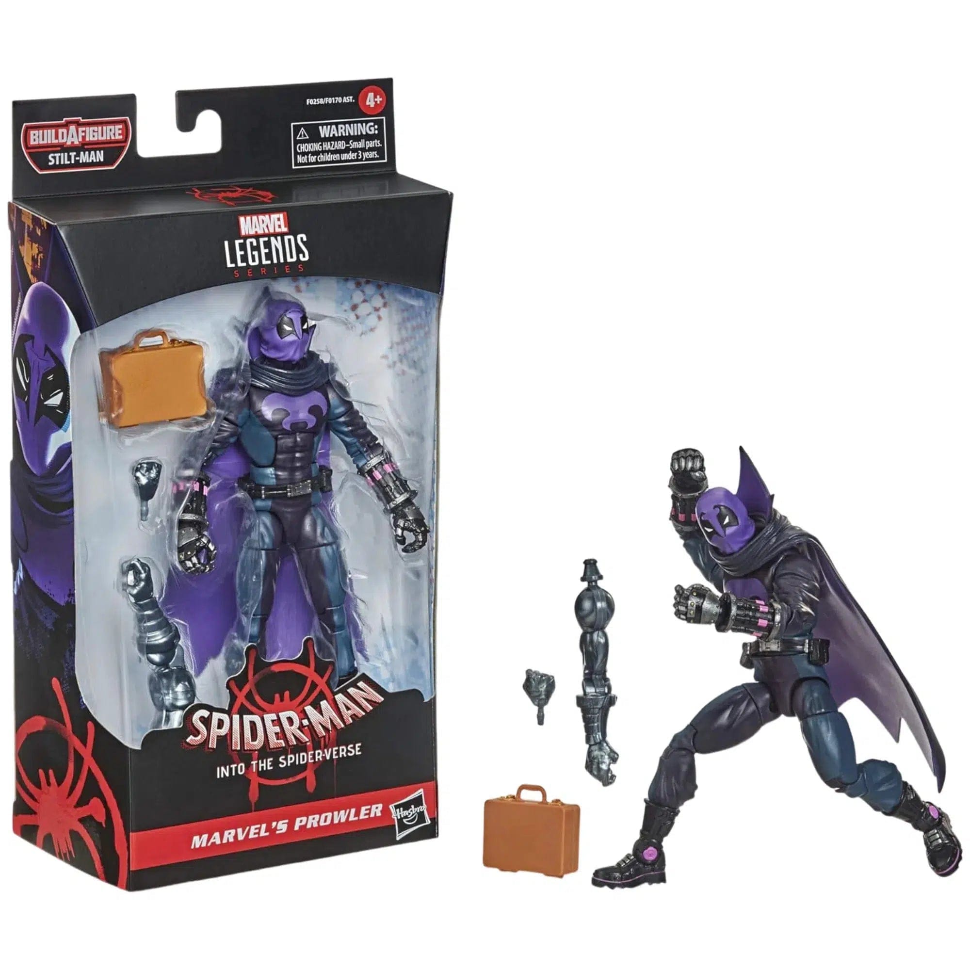 Hasbro Marvel [Spider - Man: Into the Spider - Verse] - Prowler Action Figure (6") - Hasbro - Legends Series [Build a Figure: Stilt - Man]