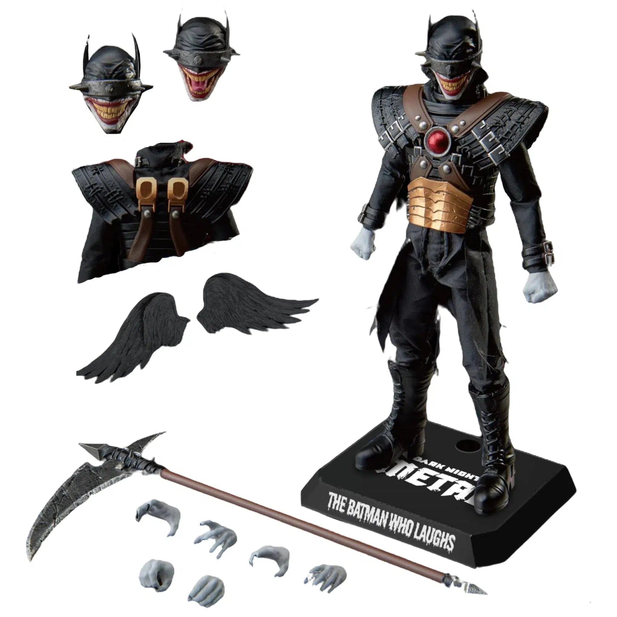 Beast Kingdom DC Comic's Dark Nights: The Batman Who Laughs - Death Metal Action Figure (1:9 Scale) - Beast Kingdom - DAH - 063