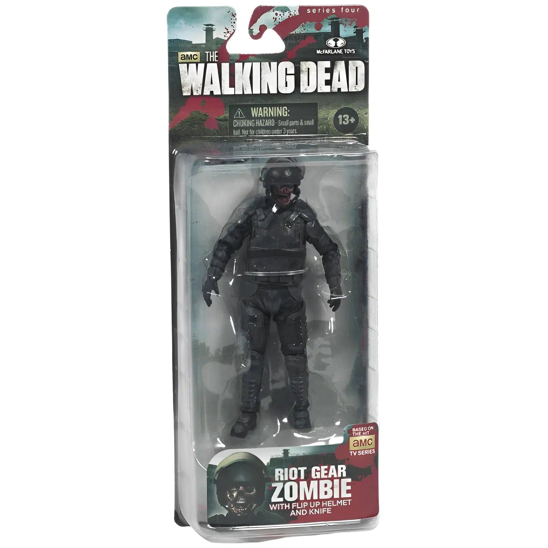 Mcfarlane Toys The Walking Dead (TV) - Gas Mask Riot Gear Zombie Action Figure (5") - McFarlane Toys - Series 4 (2013)