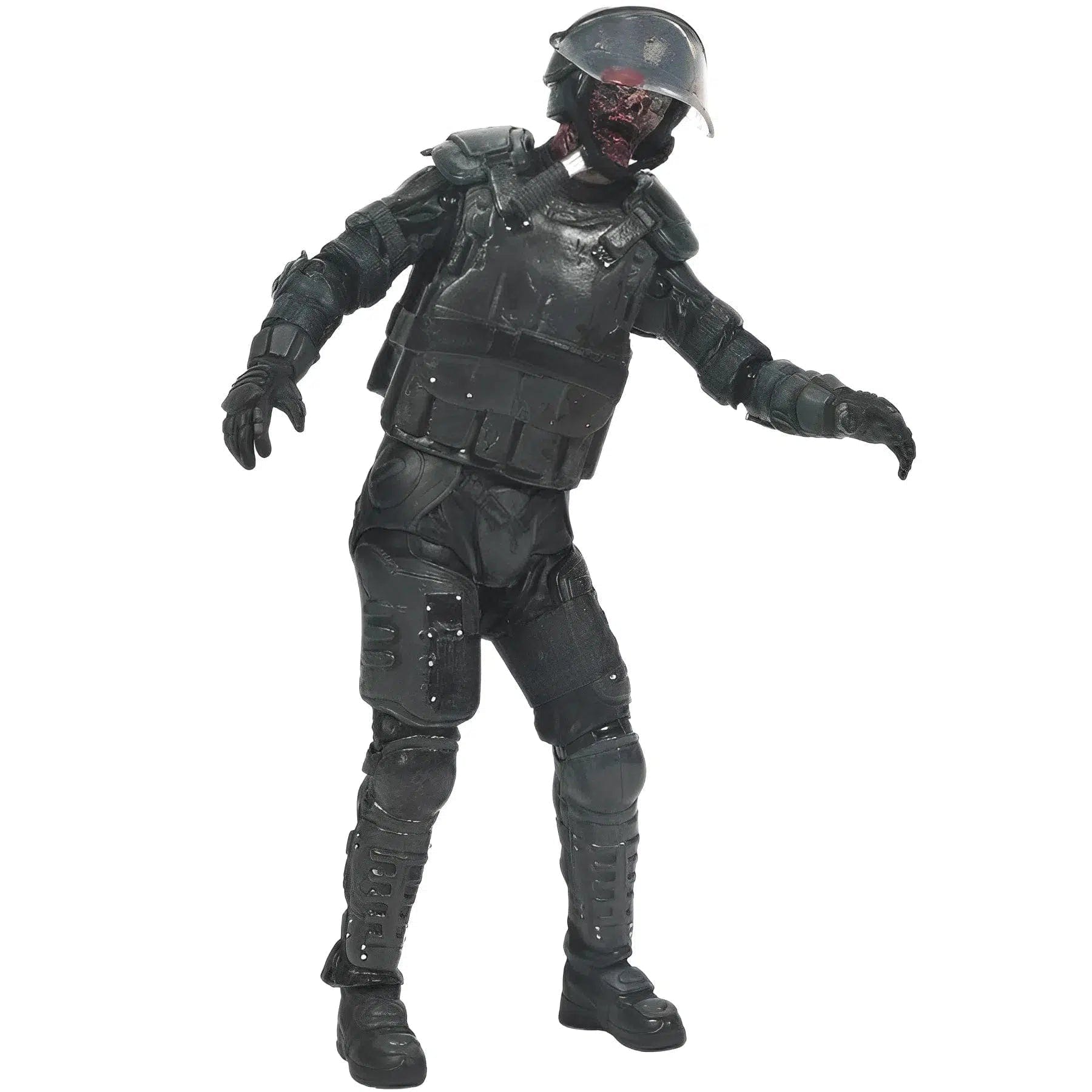 Mcfarlane Toys The Walking Dead (TV) - Gas Mask Riot Gear Zombie Action Figure (5") - McFarlane Toys - Series 4 (2013)