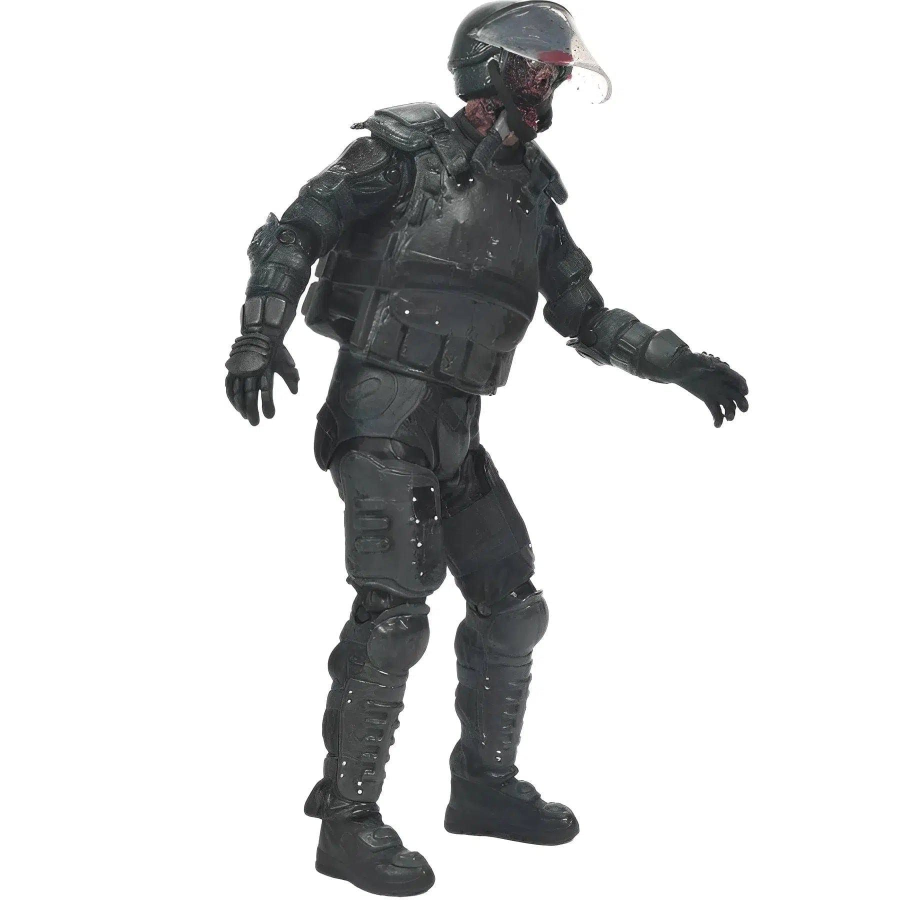 Mcfarlane Toys The Walking Dead (TV) - Gas Mask Riot Gear Zombie Action Figure (5") - McFarlane Toys - Series 4 (2013)