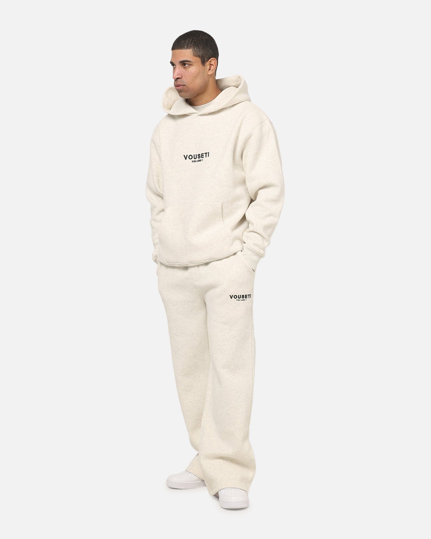 Vouseti The OG Trackpants White Marle