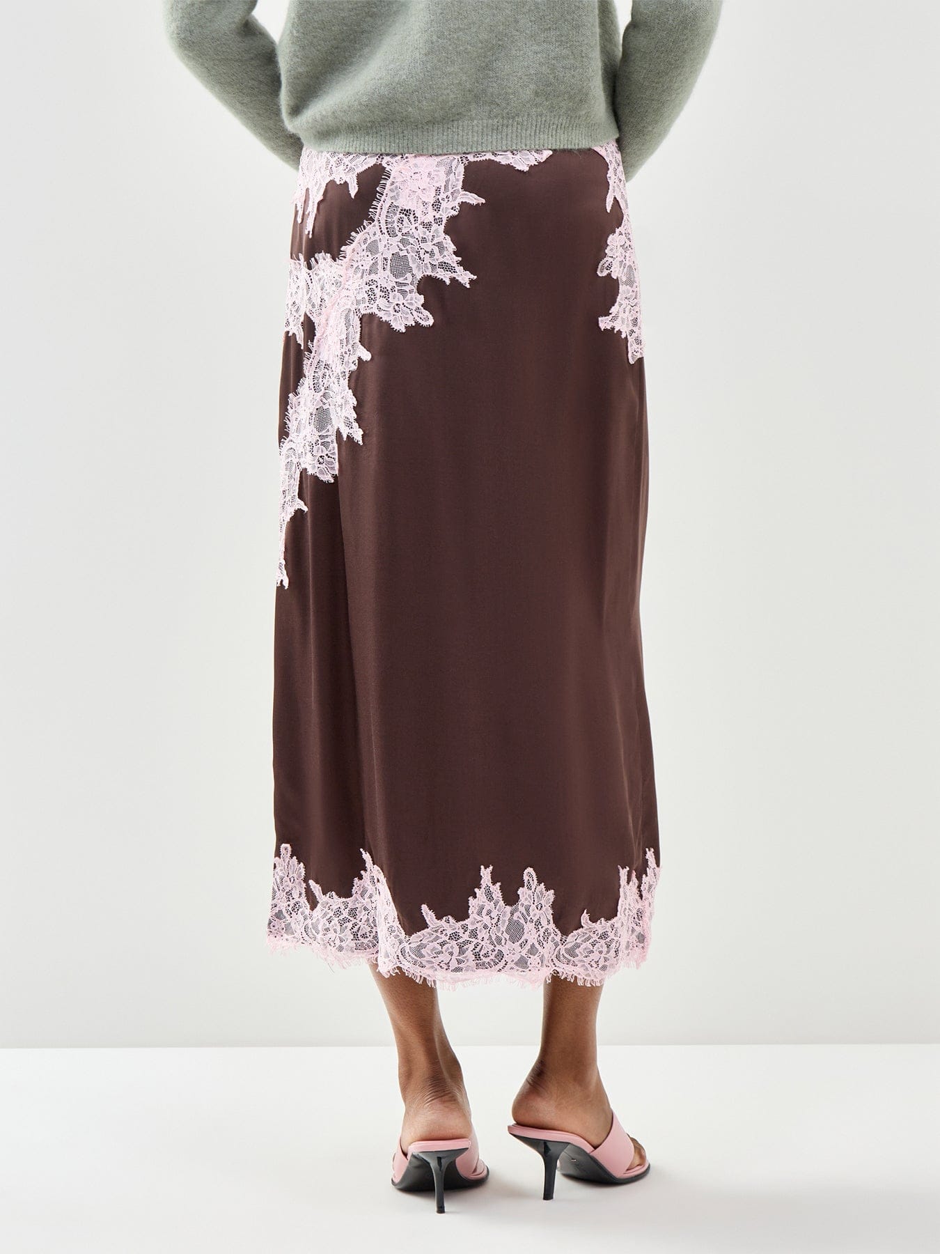 Never Fully Dressed Lily Maxi Skirt Brown