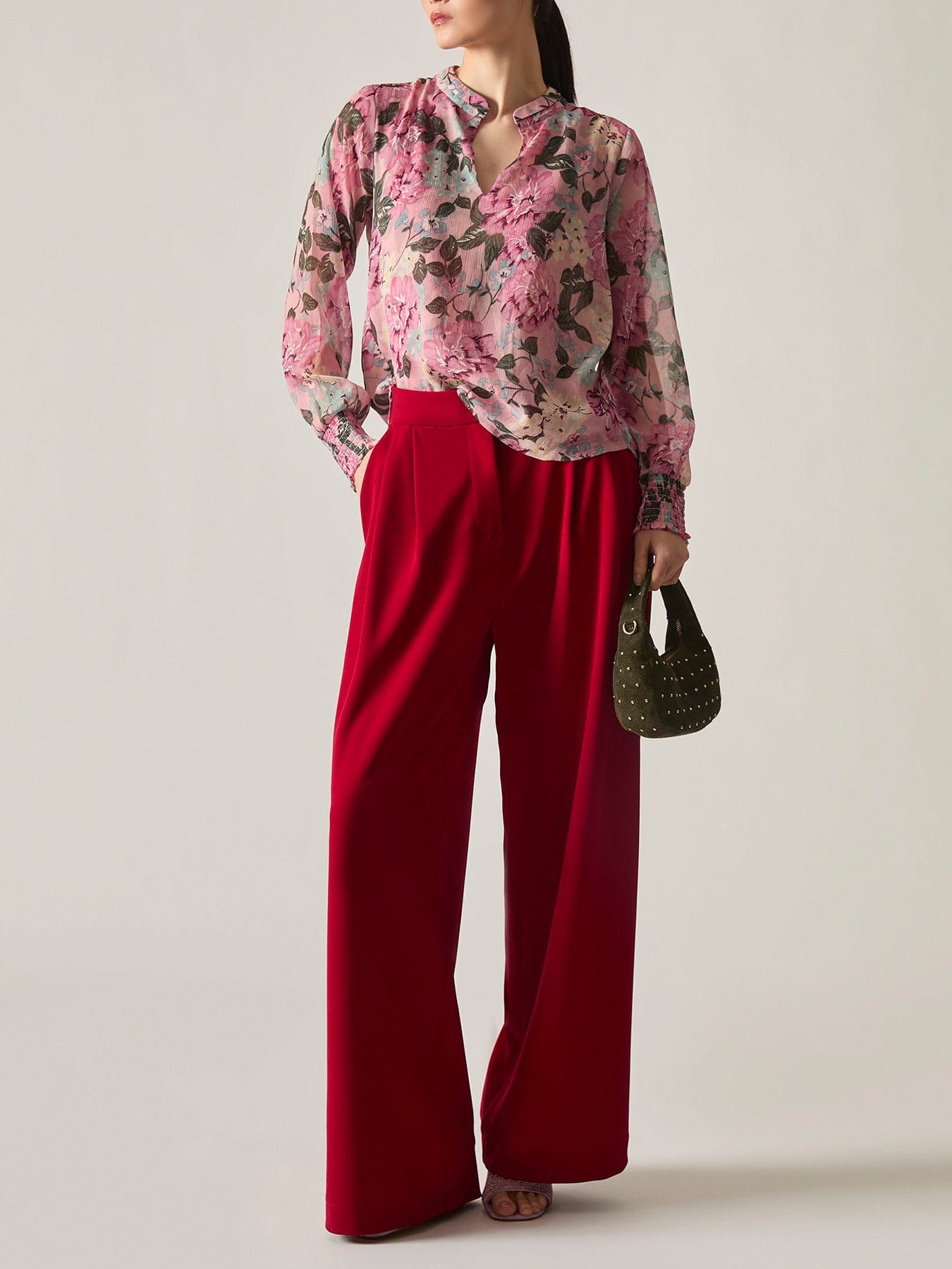 James Lakeland Peony Floral Blouse Multi