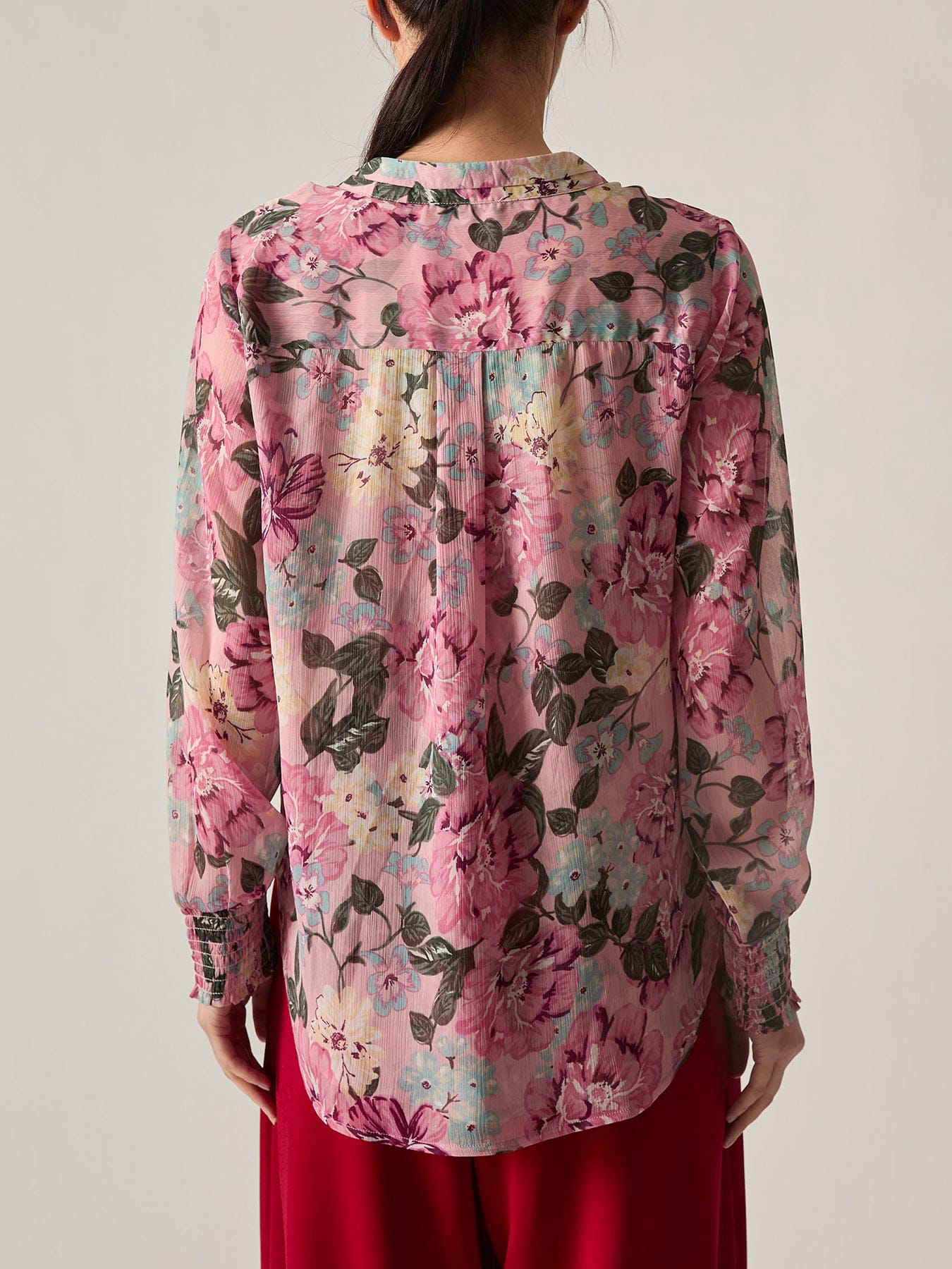 James Lakeland Peony Floral Blouse Multi