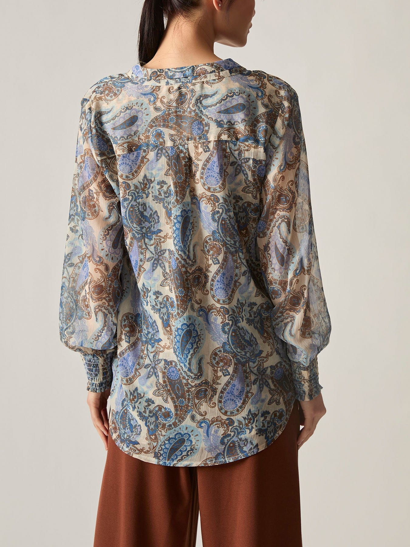 James Lakeland Artistic Paisley Blouse Multi