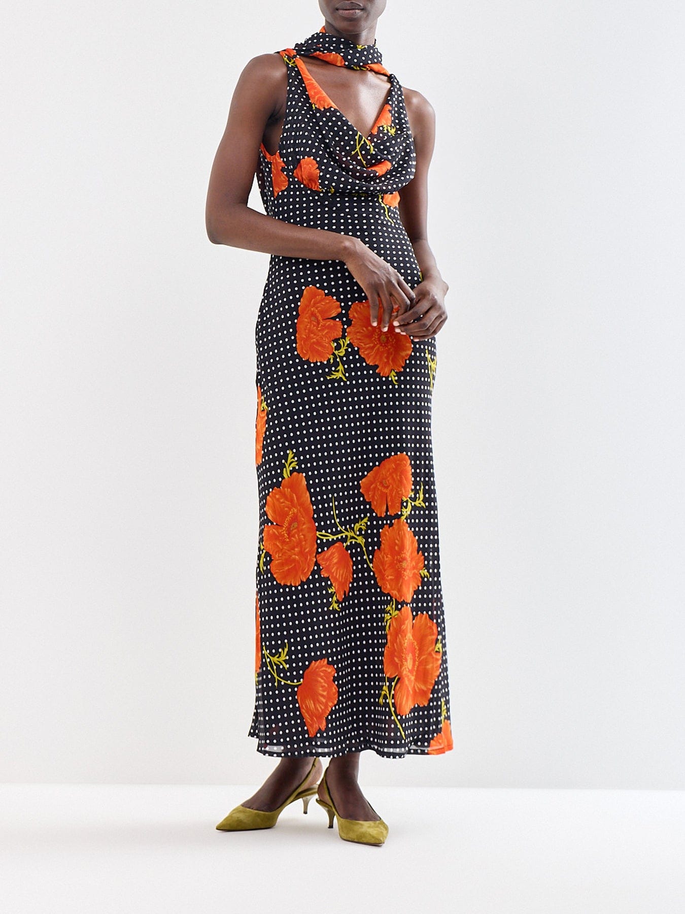 Never Fully Dressed Black Poppy Sophie Maxi Dress Black