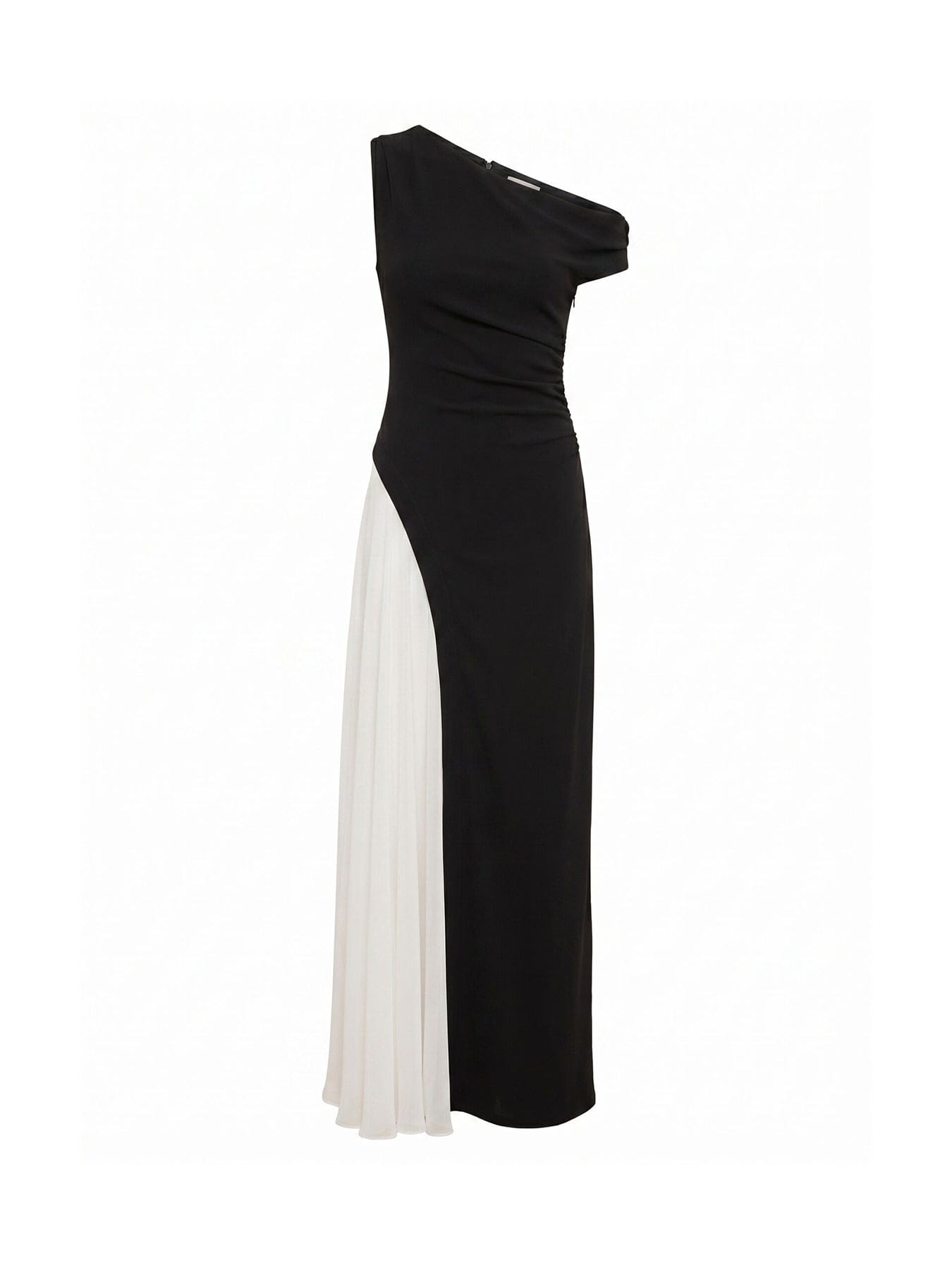 Forever New Camille Off Shoulder Contrast Maxi Dress Black